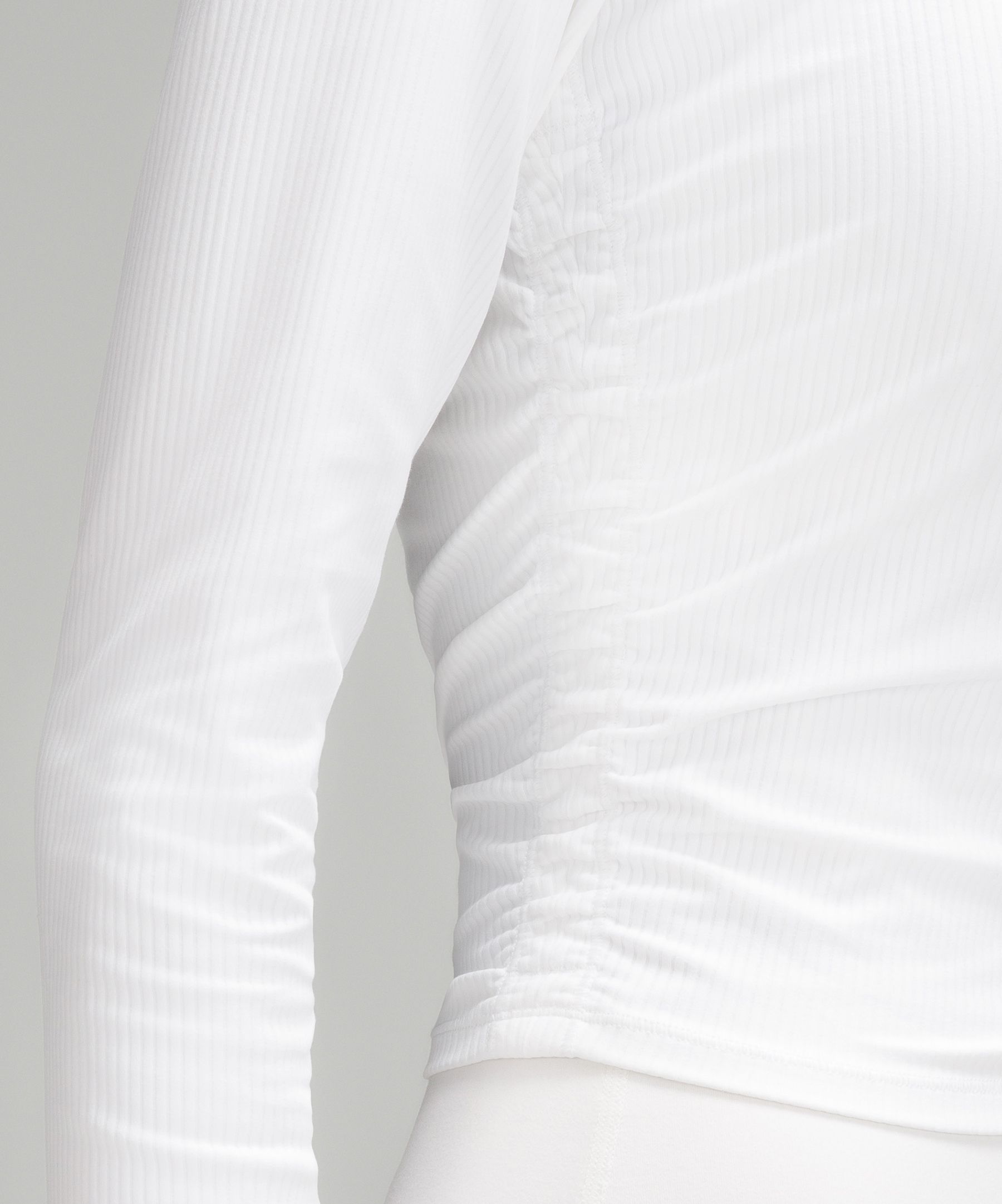 Mama  Lululemon Kitsilano Black White Long Sleeve Top