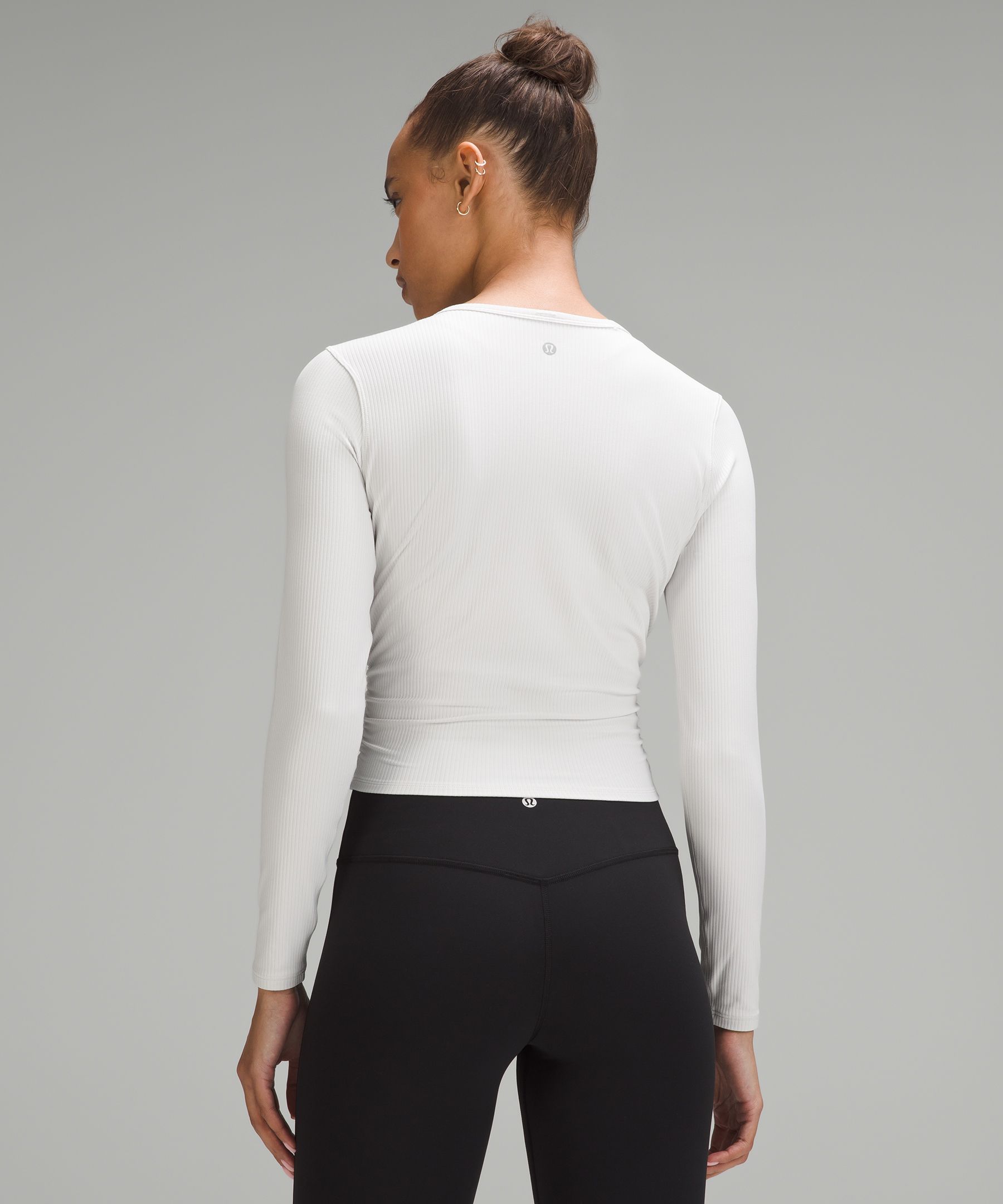 Shop Lululemon All It Takes Ribbed Nulu Long-sleeve Shirt