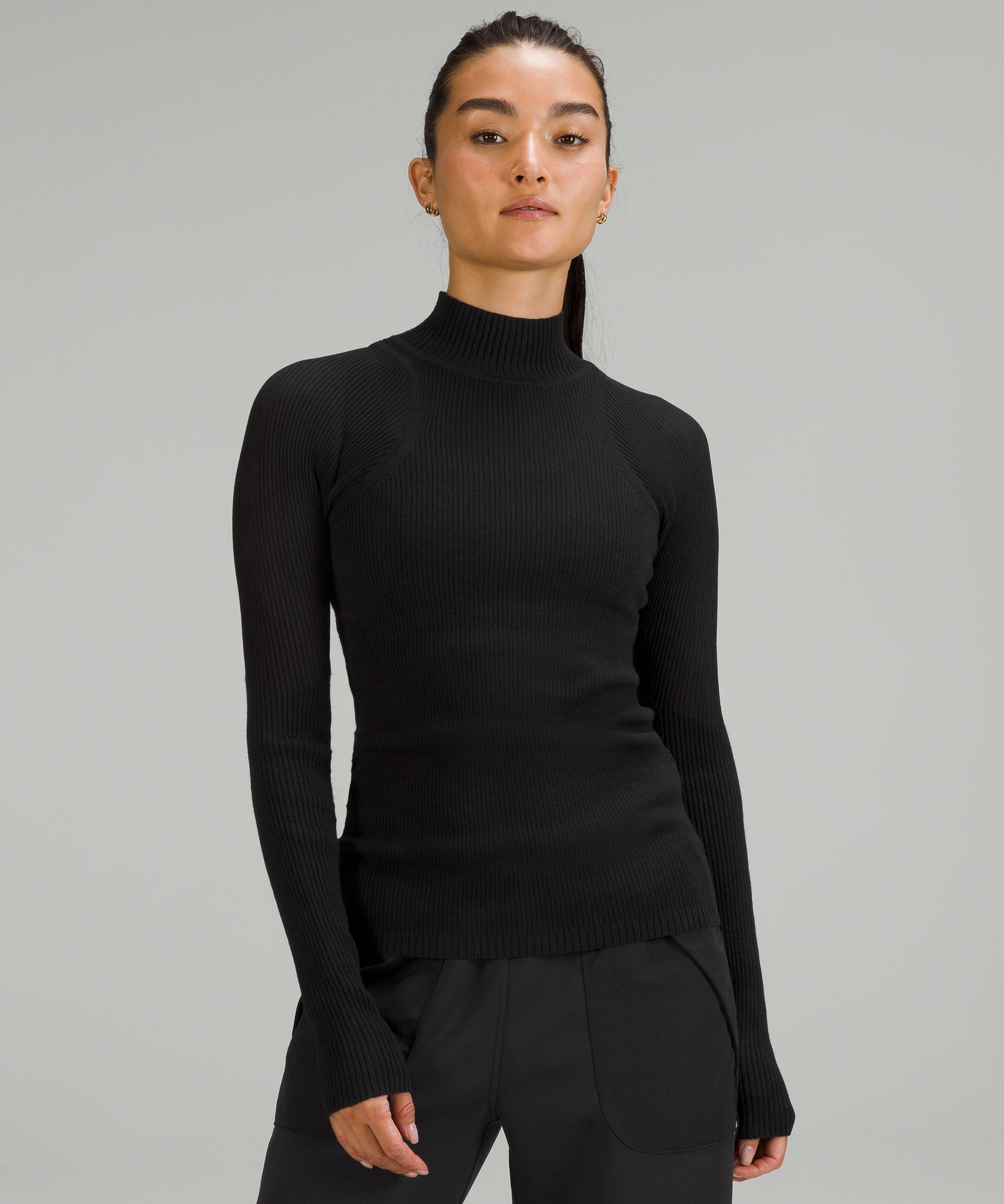 Merino Wool Mockneck Light Sweater | lululemon Hong Kong SAR