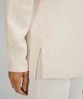 Merino Wool-Blend Ribbed Crewneck Sweater