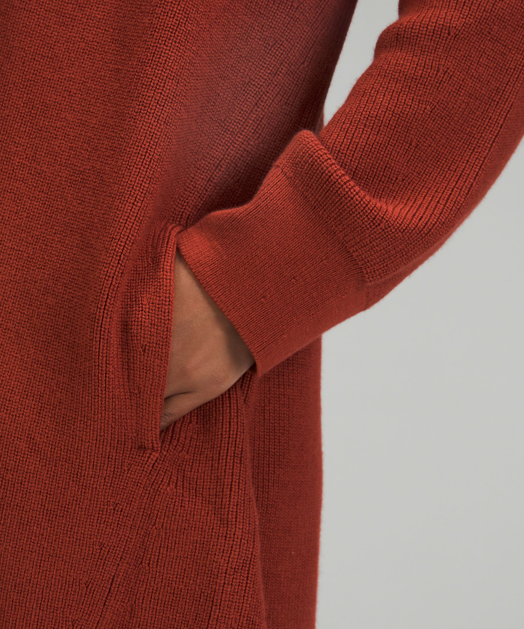 Merino wool store wrap sweater