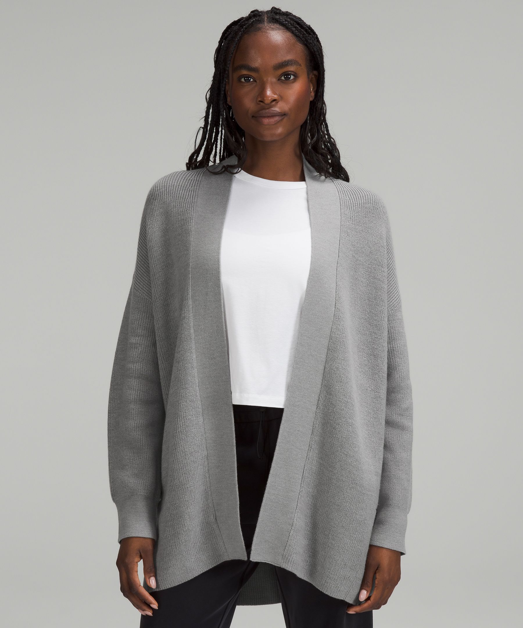 Merino wool 2024 wrap cardigan