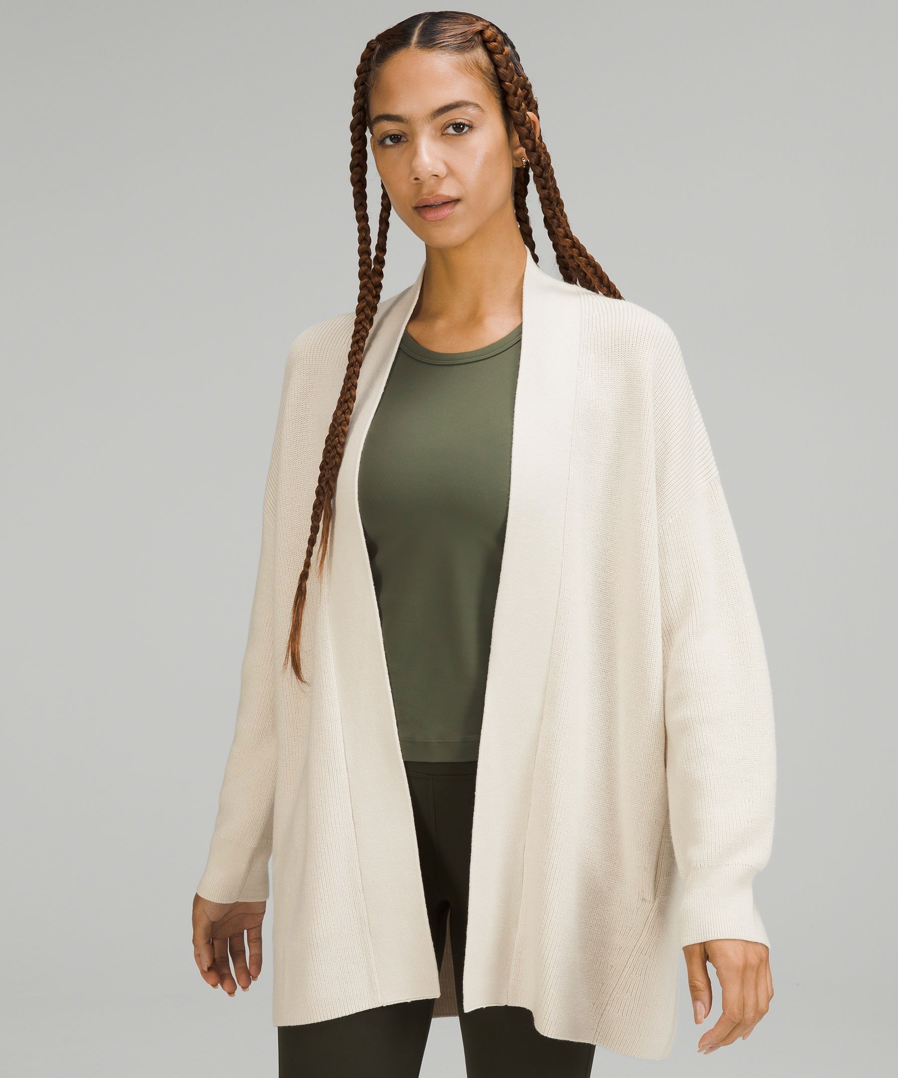 lululemon hooded cardigan