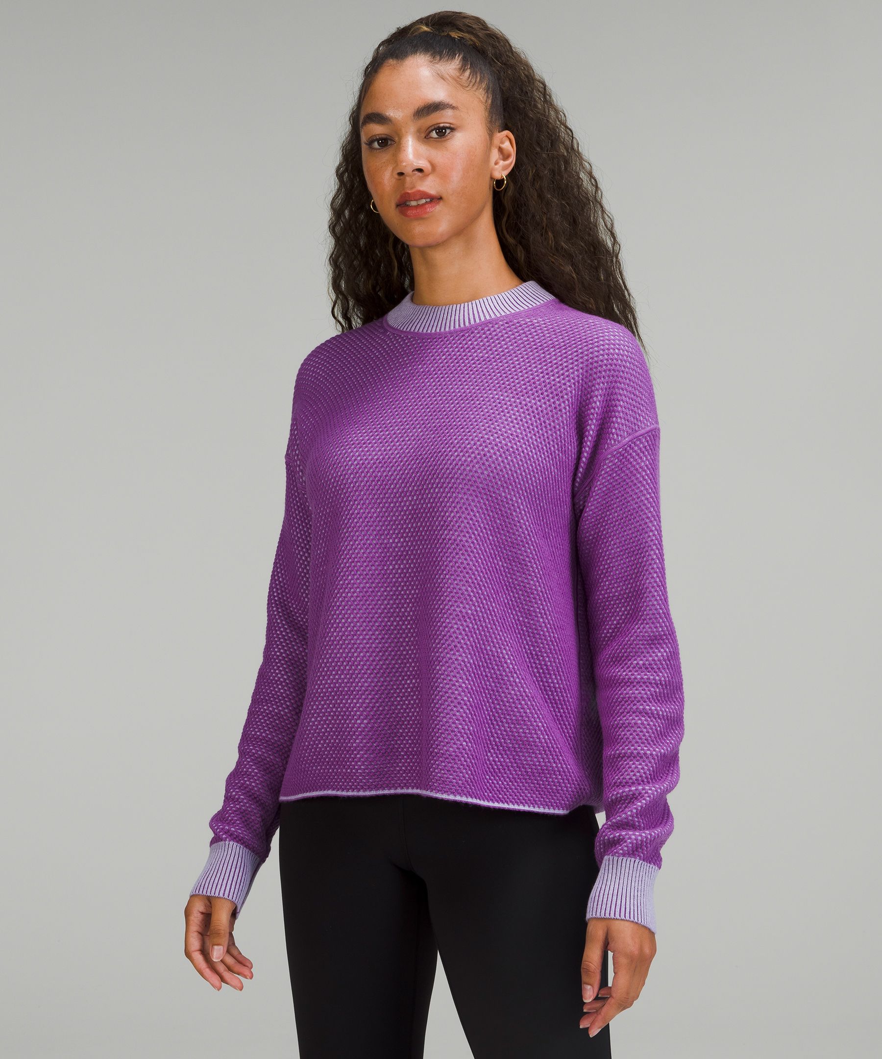 Reversible Double-Knit Crew Neck Sweater | Lululemon FR