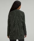 Cotton-Cashmere Blend Sweater Wrap