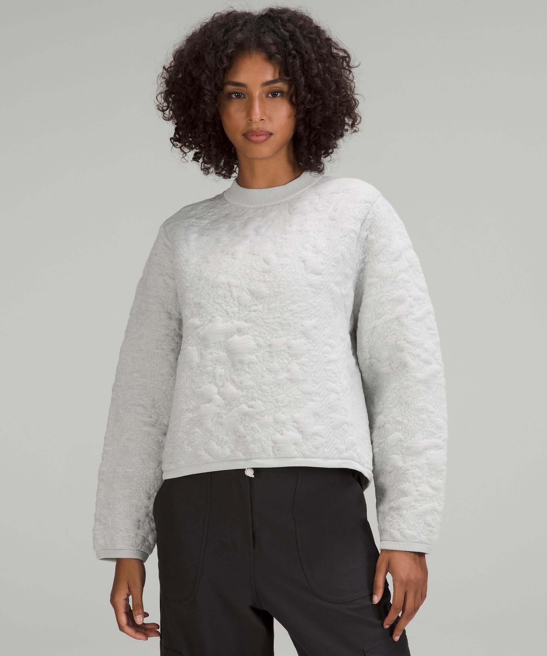 Lululemon Jacquard Multi-Texture Crewneck Sweater