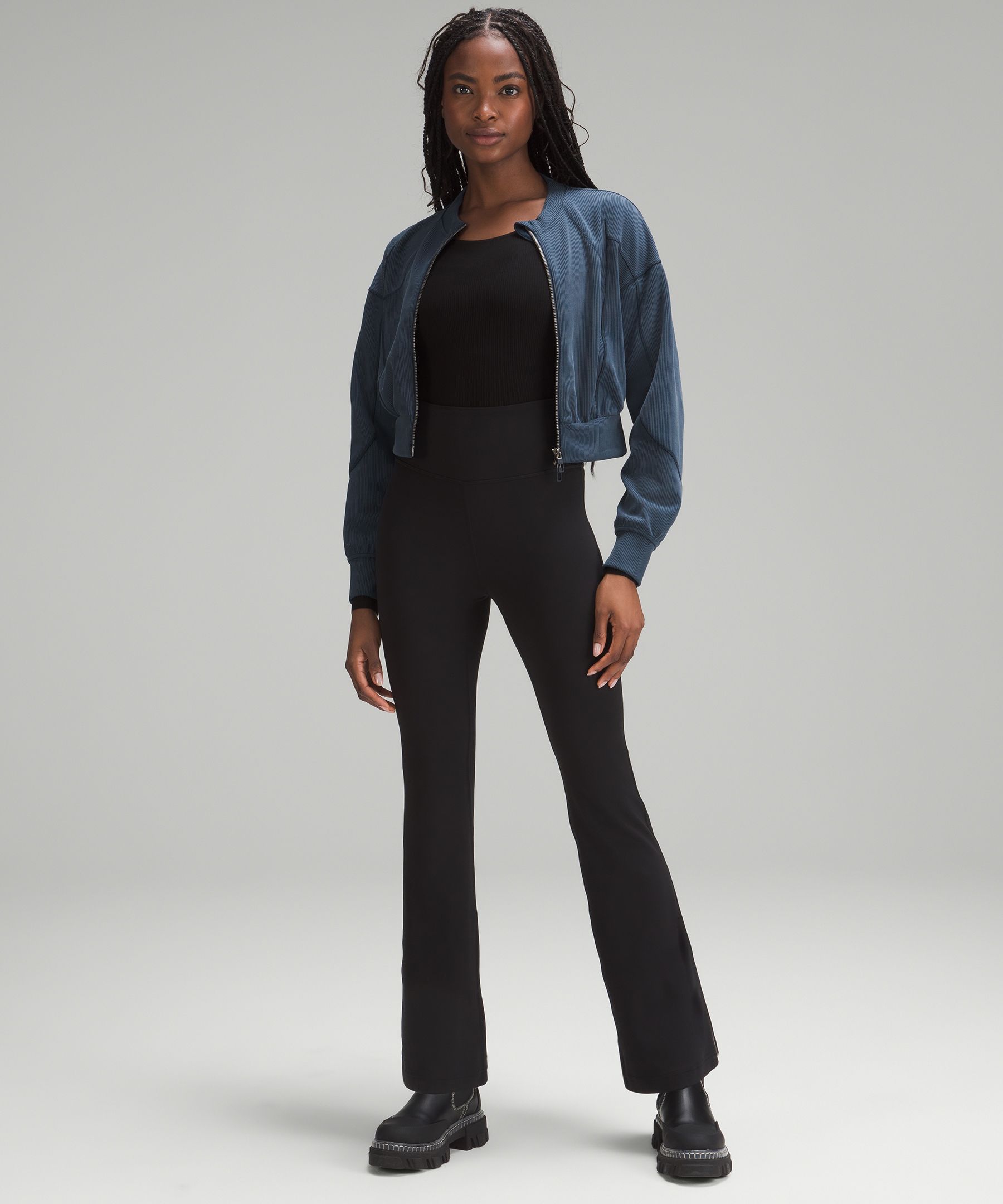 Ribbed Softstreme Cropped Jacket | Lululemon UK