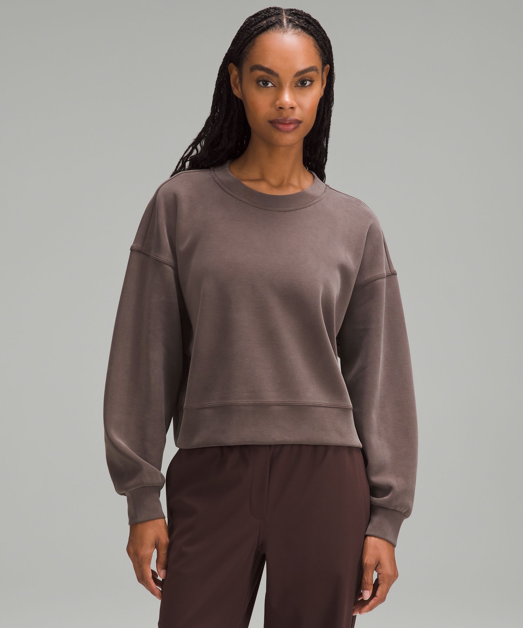 Softstreme Perfectly Oversized Cropped Crew | Women's Hoodies ...