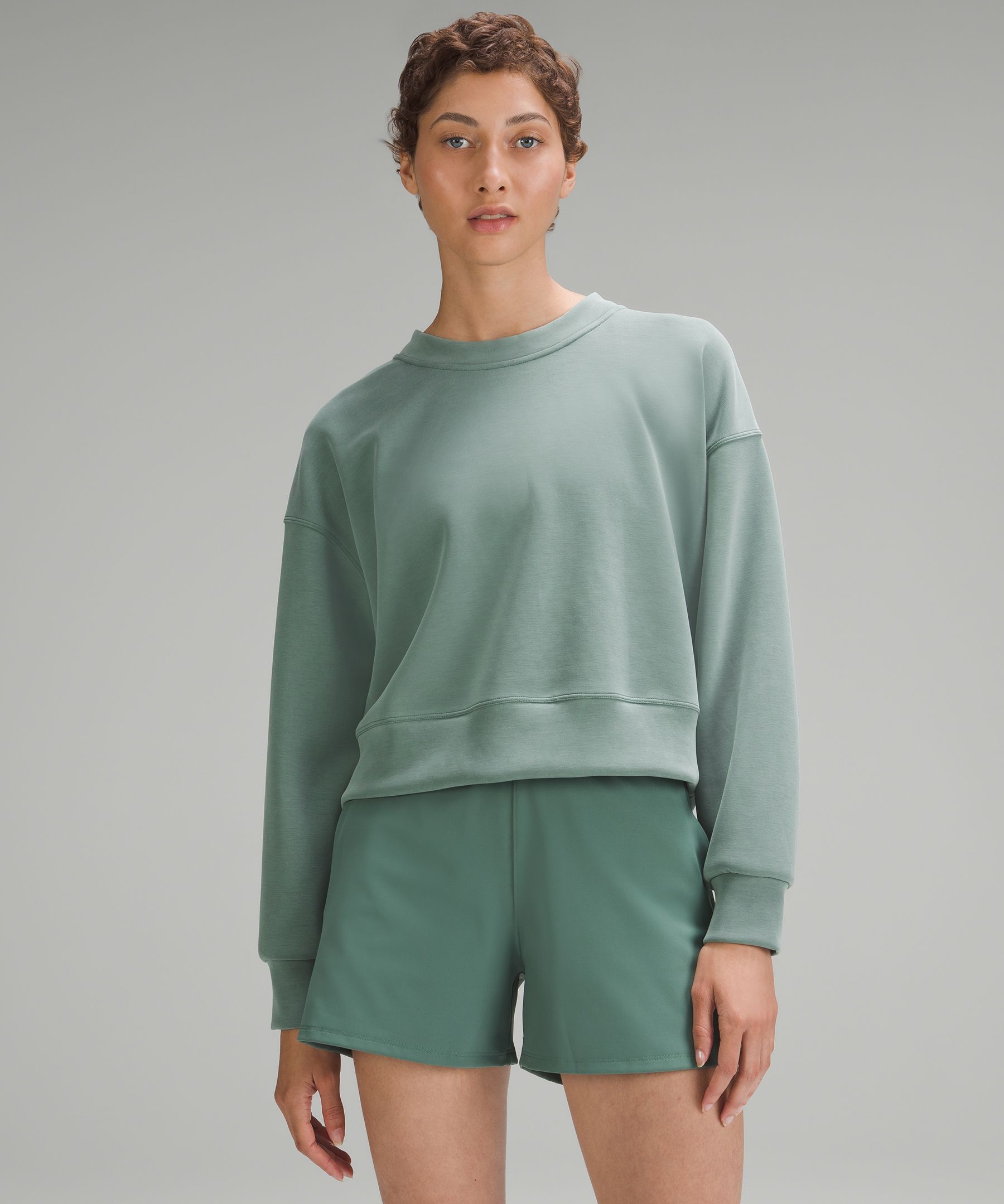 Lululemon Softstreme Perfectly Oversized Cropped Crew