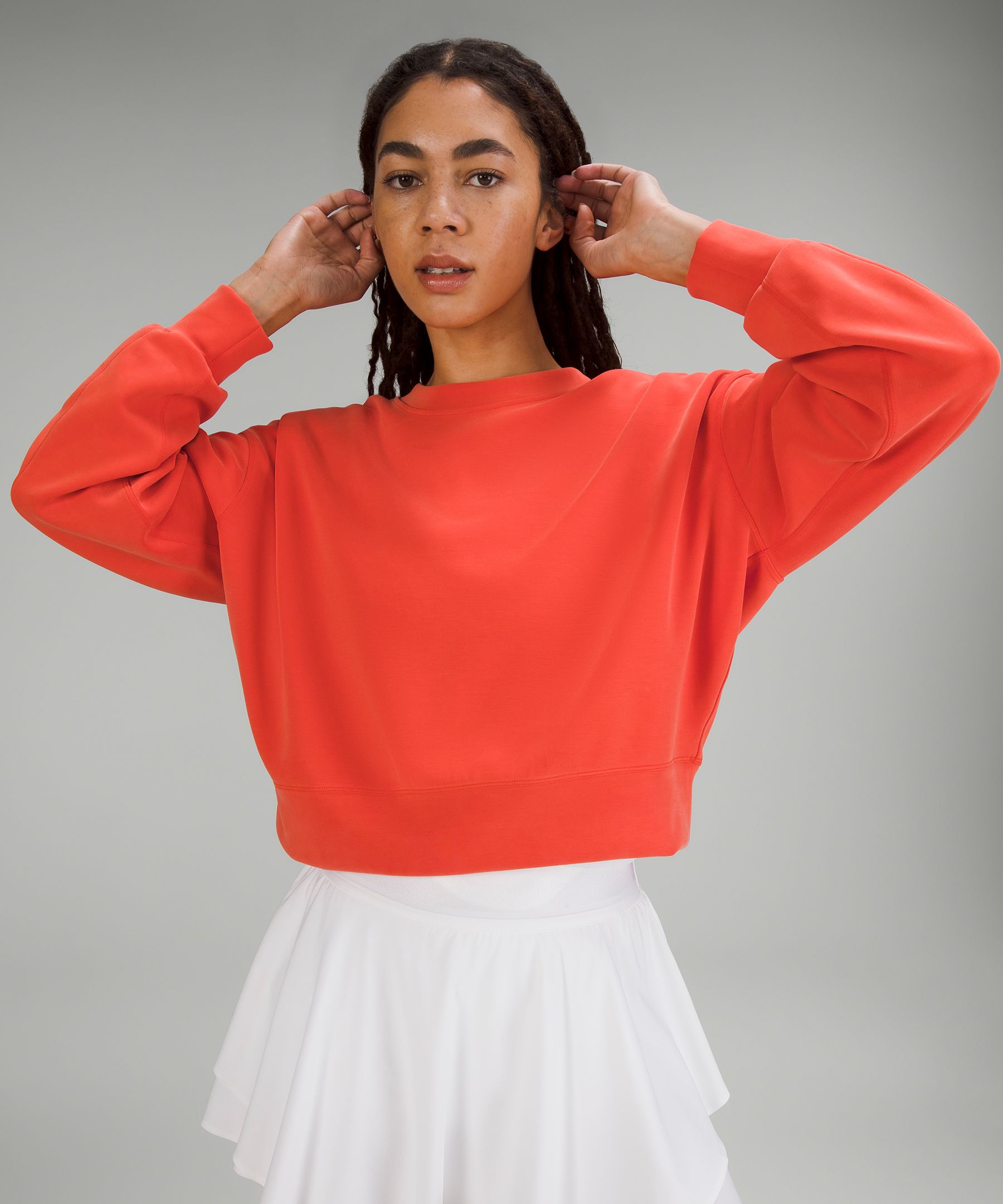 Lululemon Softstreme Perfectly Oversized Cropped Crew