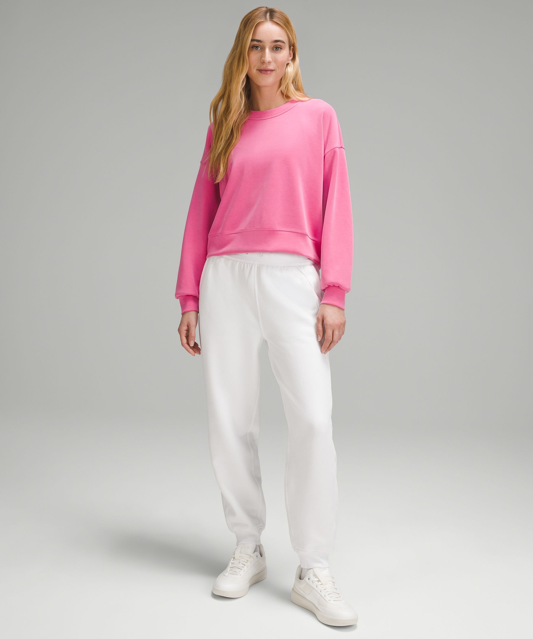 Lululemon athletica Softstreme Perfectly Oversized Cropped Crew