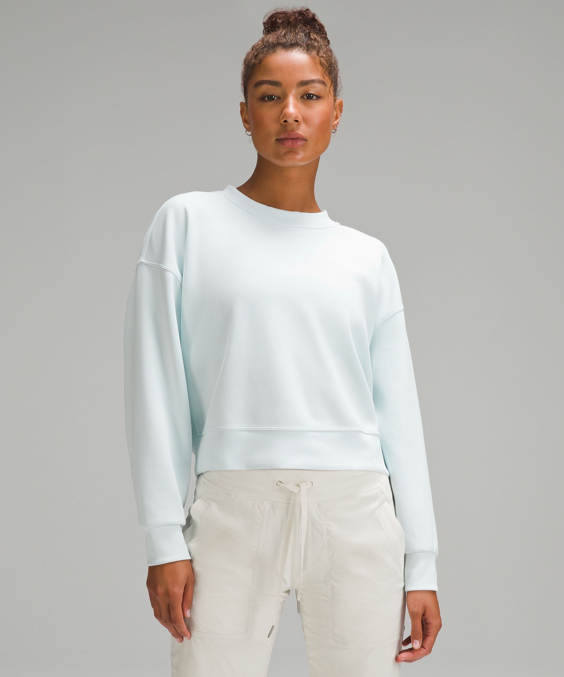 Lululemon Softstreme Perfectly Oversized Cropped Crew