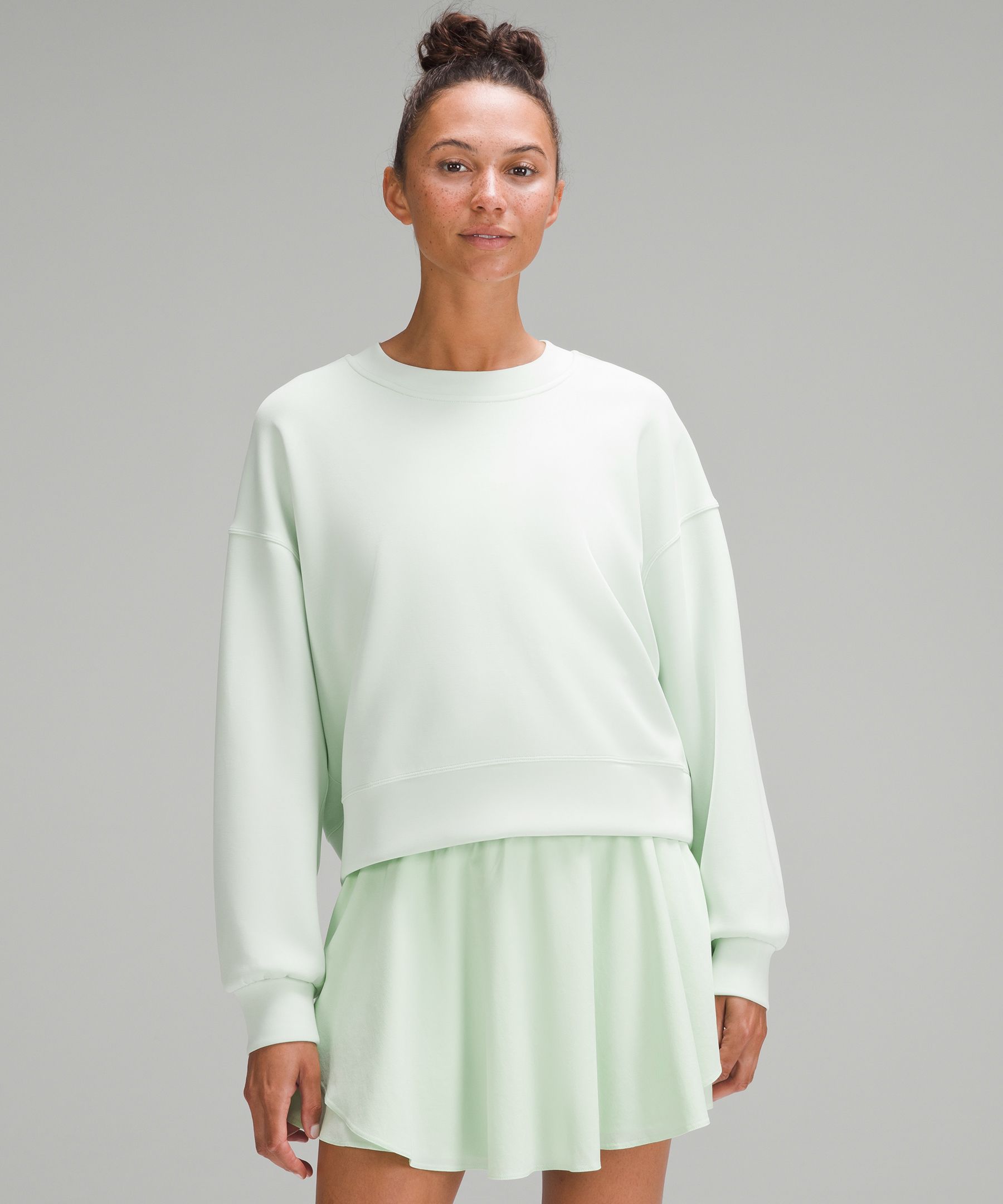 Lululemon Softstreme Perfectly Oversized Cropped Crew