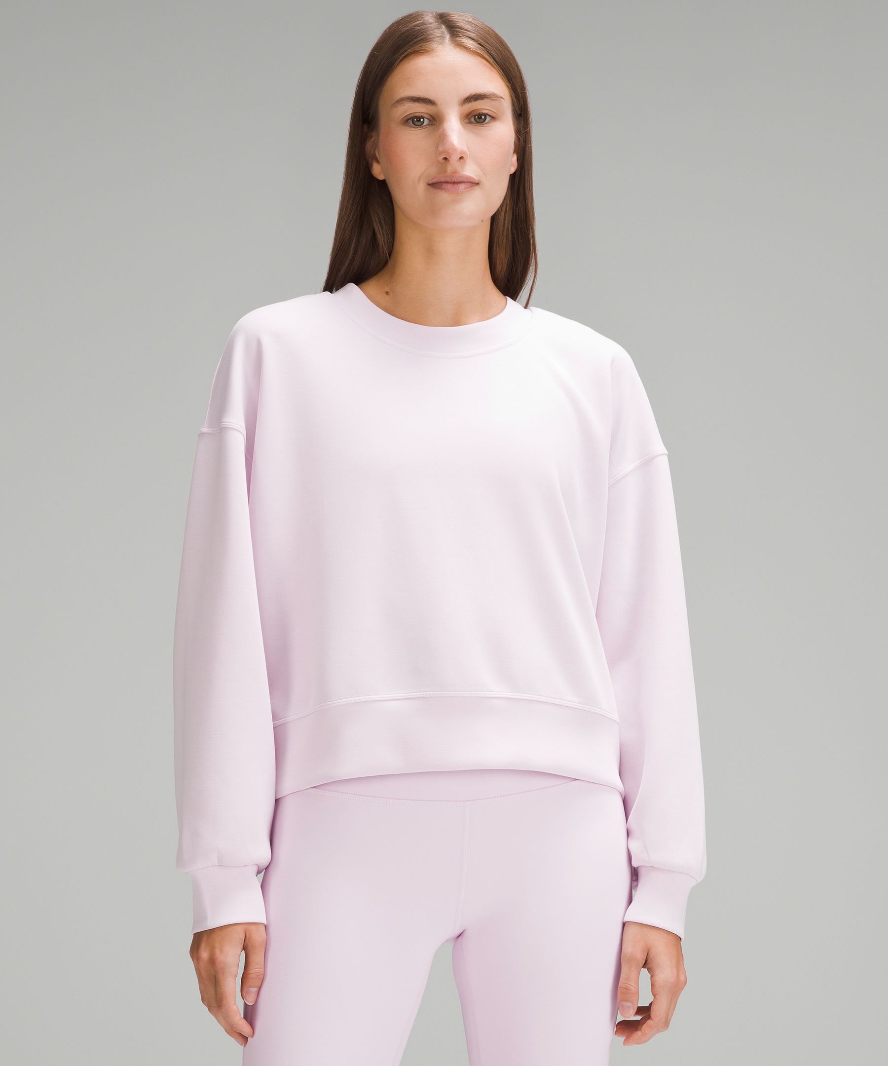 Lululemon athletica Softstreme Perfectly Oversized Cropped Crew