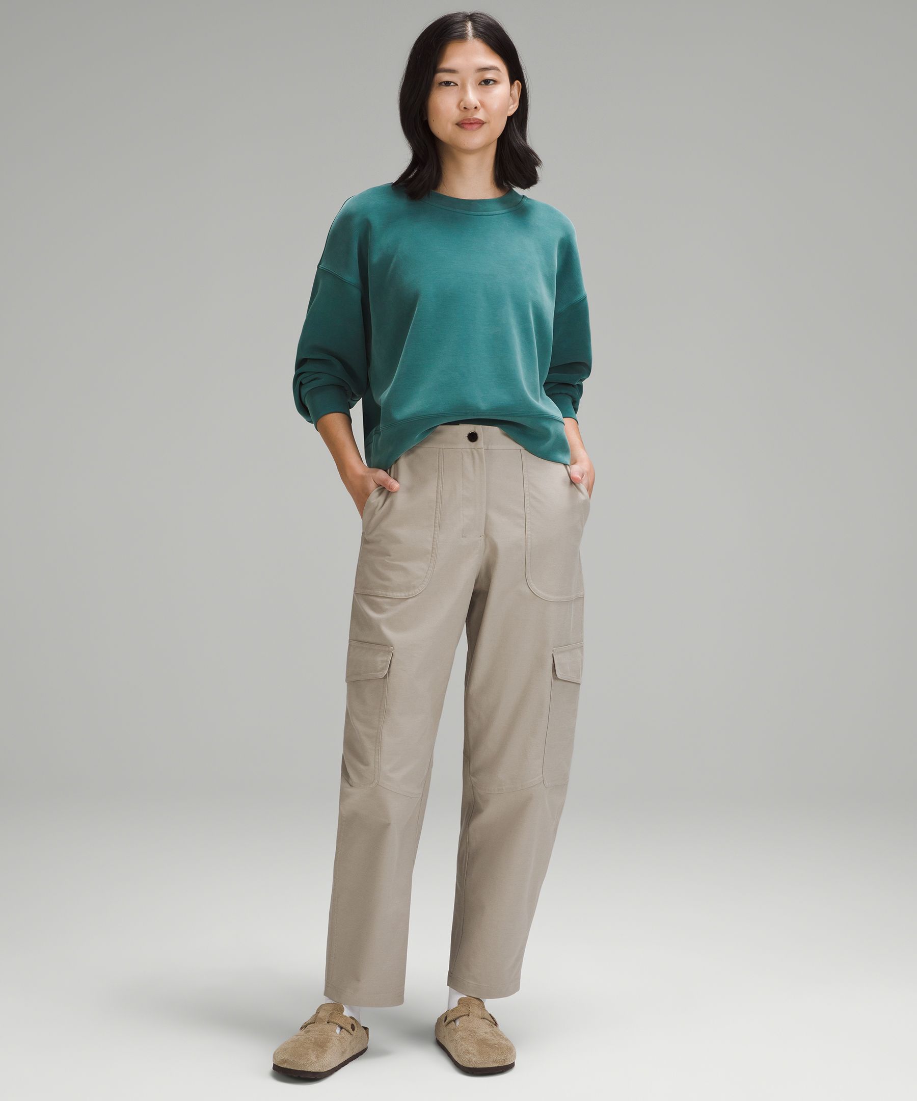 Softstreme Perfectly Oversized Cropped Crew | lululemon SG