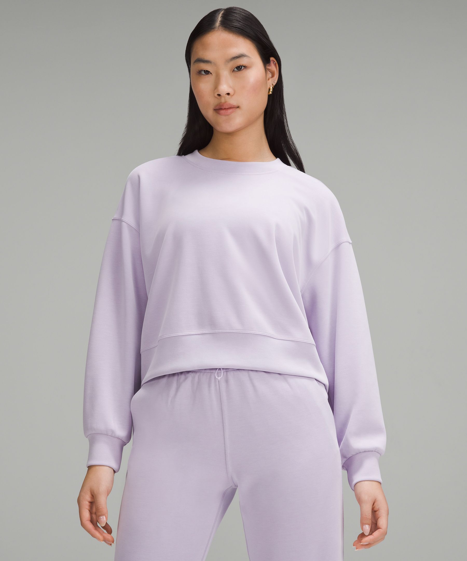 Lululemon Cropped Sweatshirt Blue Size 6 - $45 (33% Off Retail) - From Laura