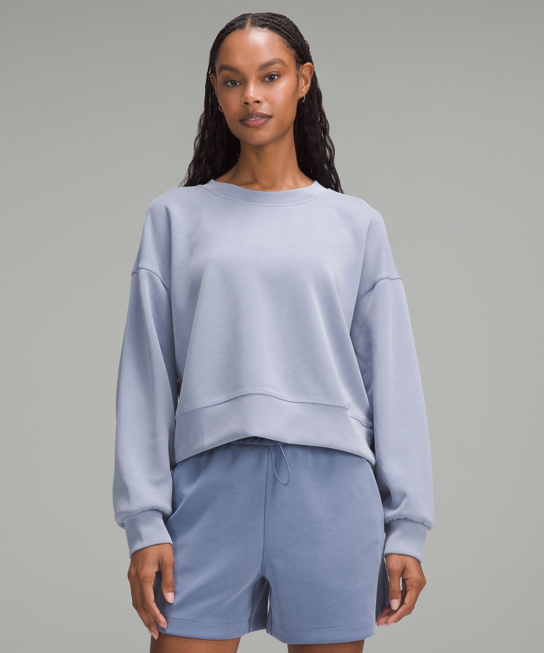 Softstreme Perfectly Oversized Cropped Crew | Women's Hoodies & Sweatshirts