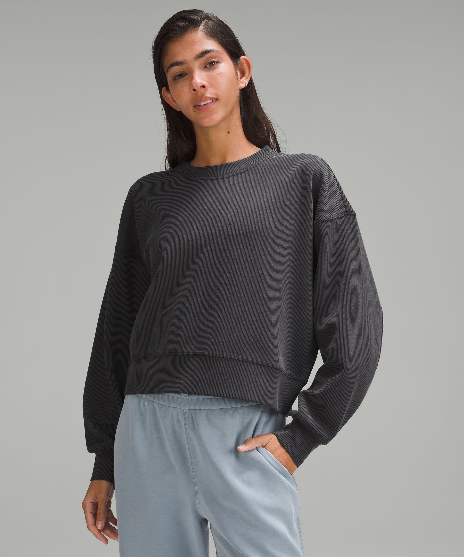 Perfectly Oversized cropped stretch recycled-Softstreme™ sweatshirt