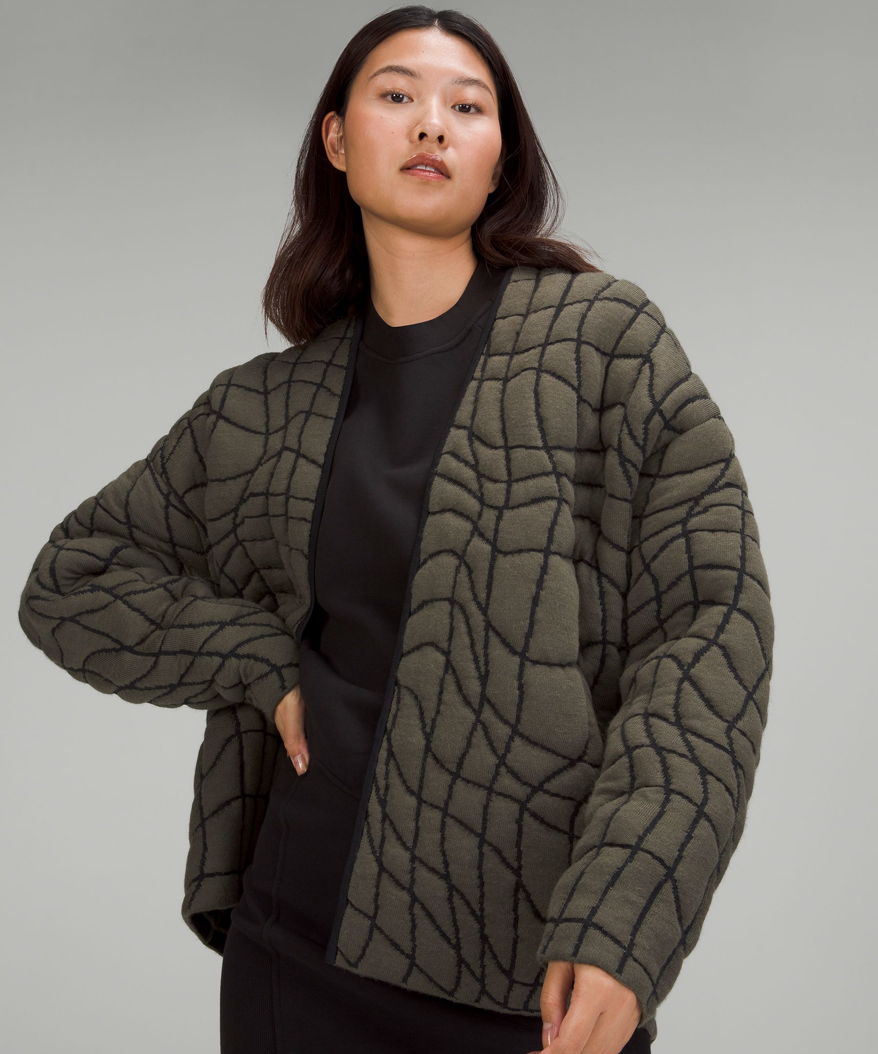 Insulated Jacquard Cardigan | lululemon SG