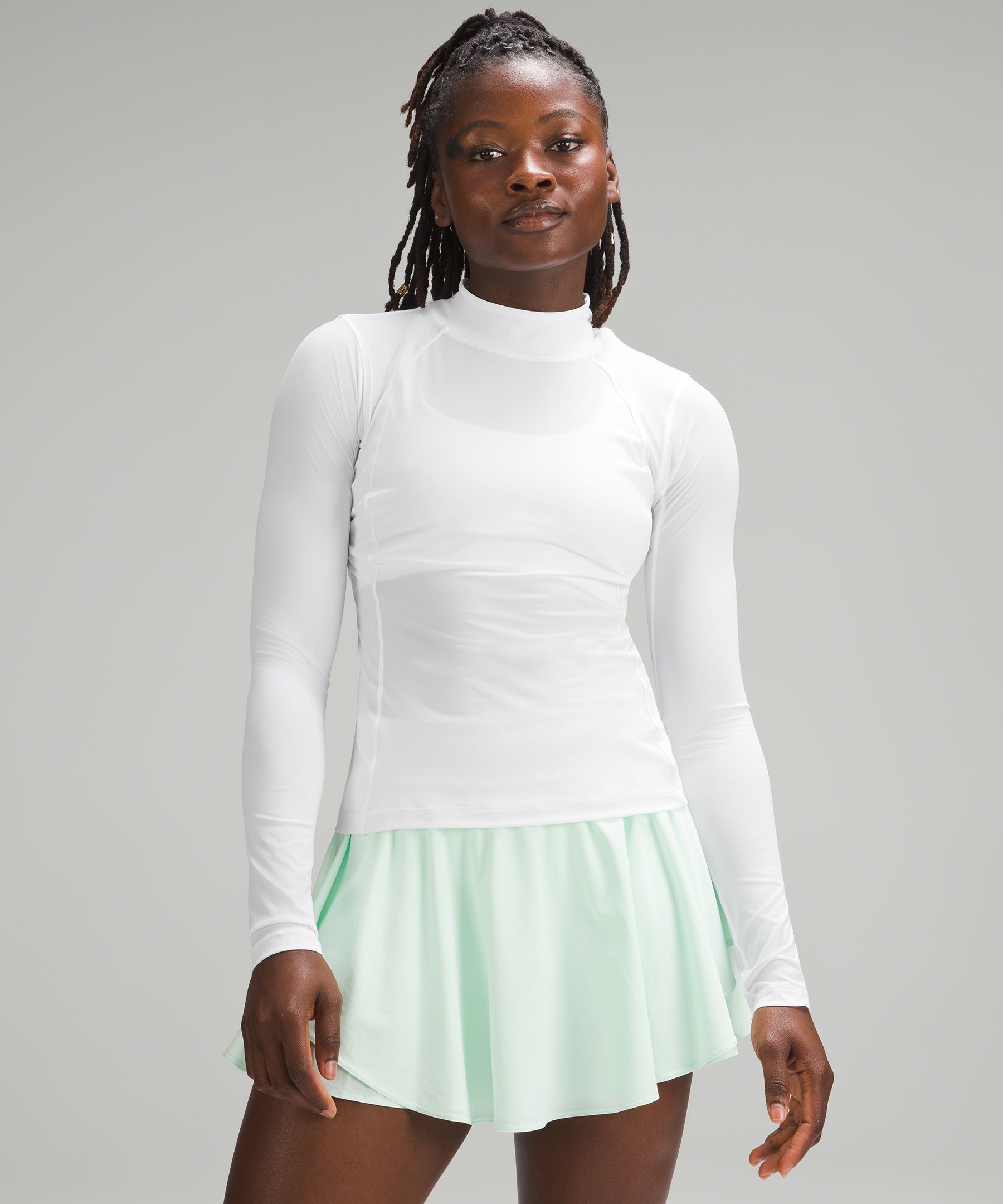 Nulux Mock-Neck Long-Sleeve Shirt | Women's Long Sleeve Shirts | lululemon
