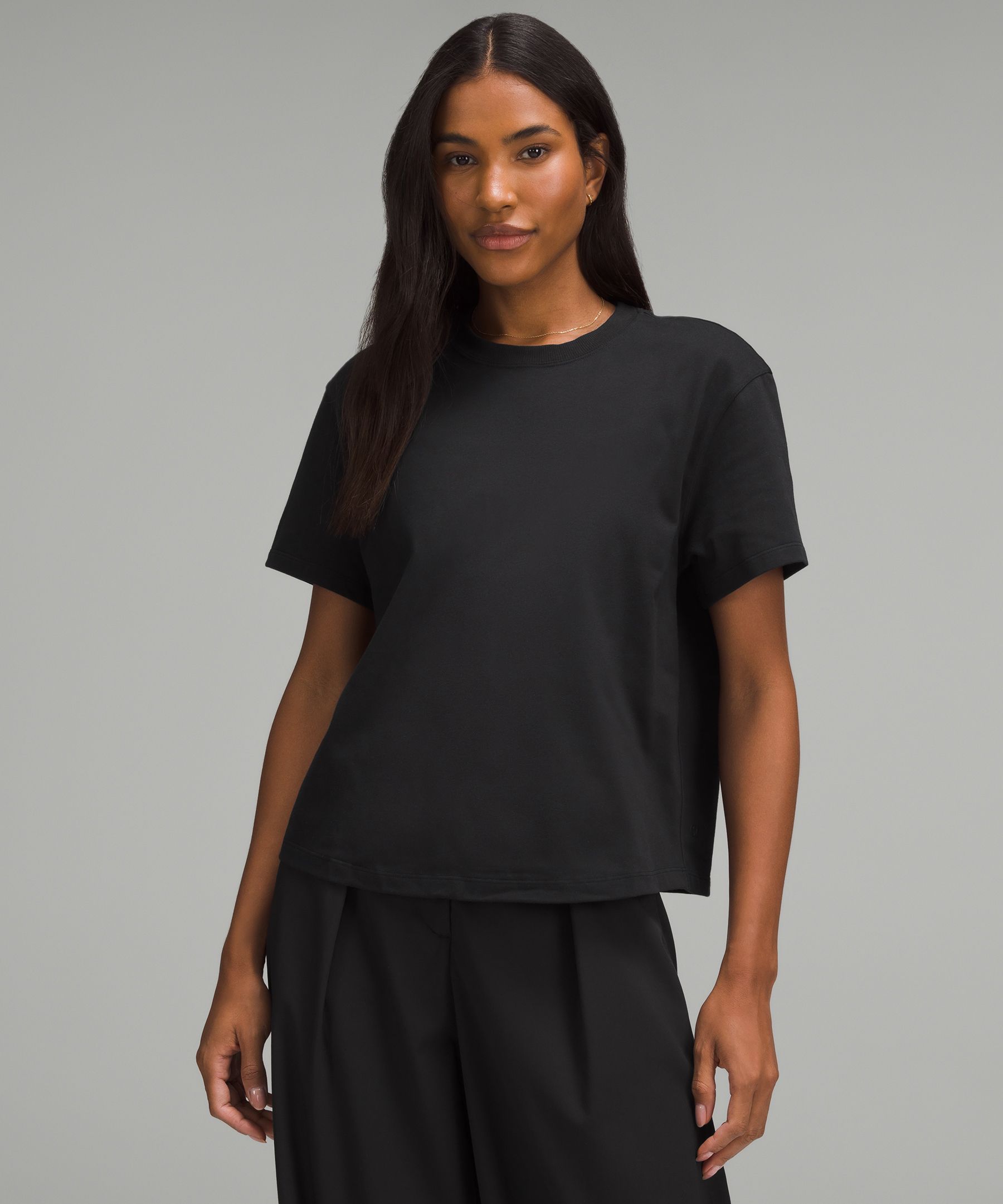 Relaxed-Fit Cotton Jersey T-Shirt - Black,Neutral