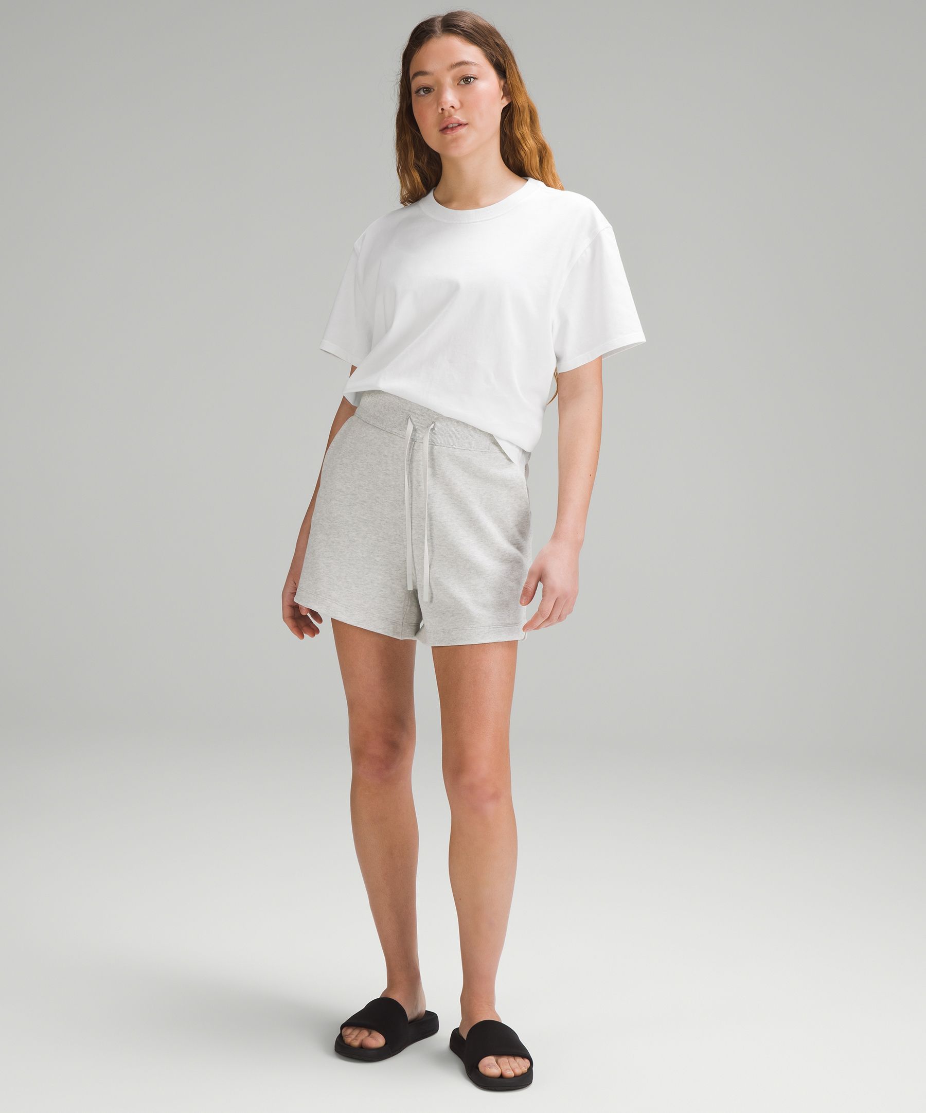 Shop Lululemon Relaxed-fit Cotton Jersey T-shirt