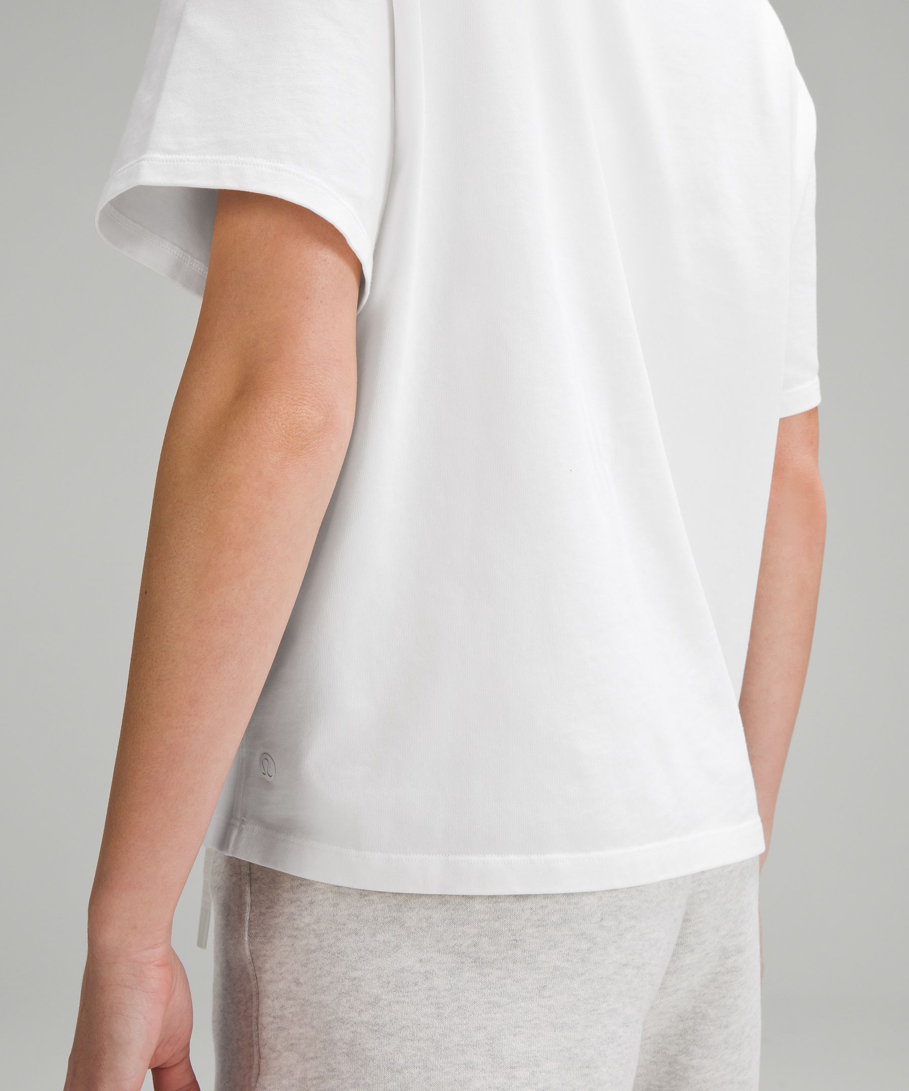 Shop Lululemon Relaxed-fit Cotton Jersey T-shirt