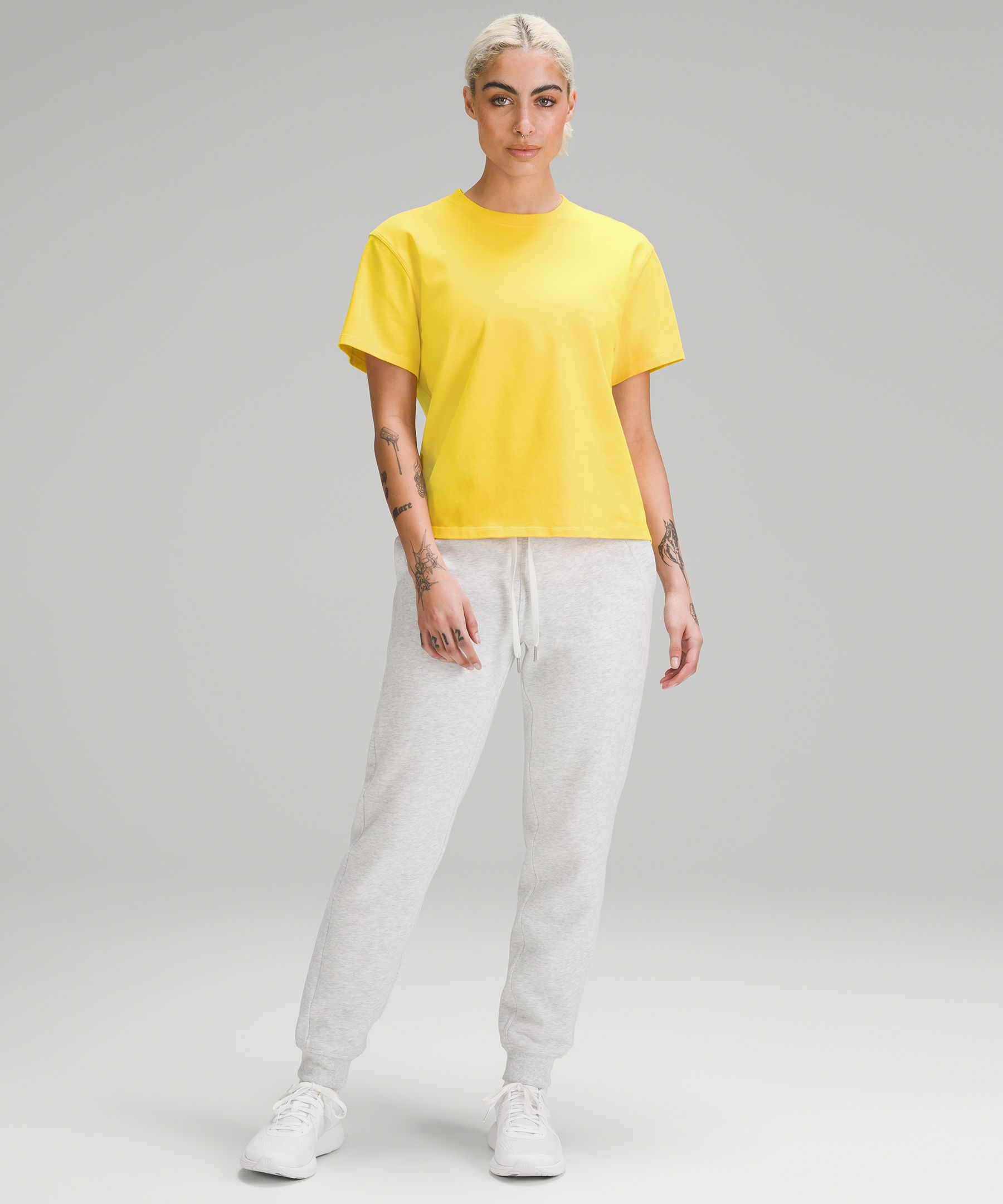 Lululemon Relaxed-fit Cotton Jersey T-shirt