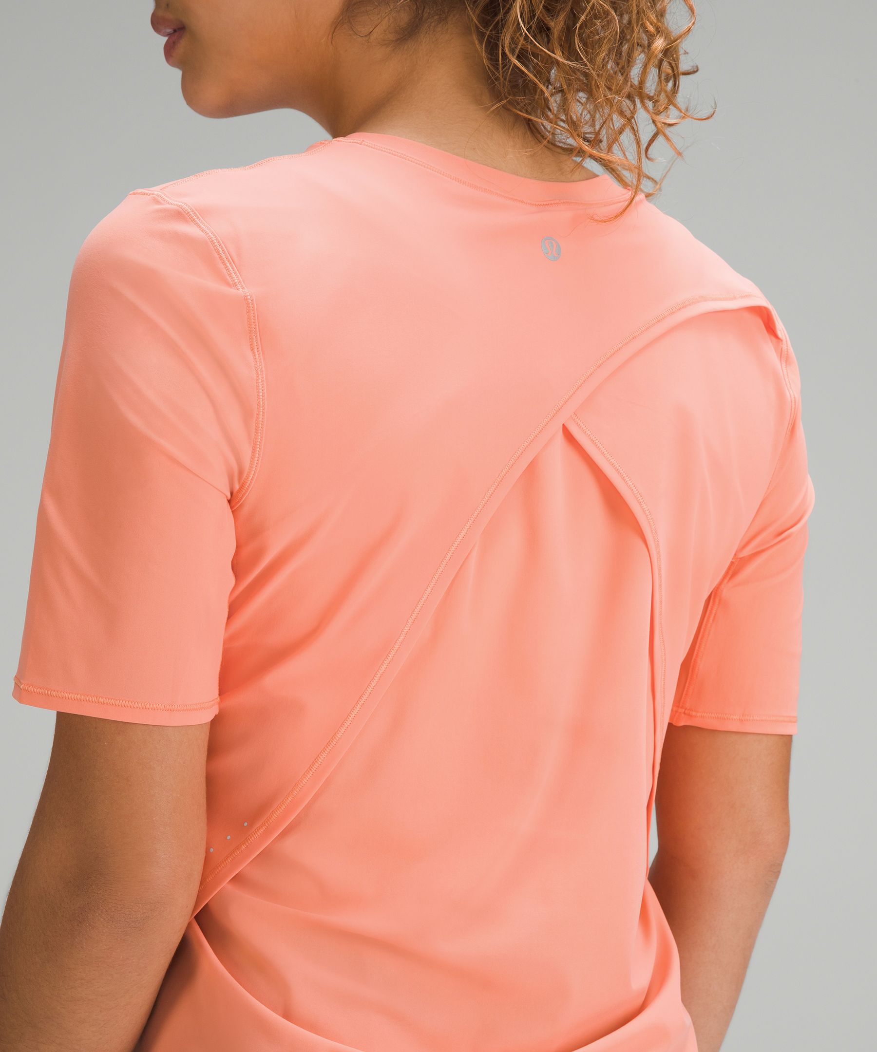 UV Protection Fold-Over Running T-Shirt