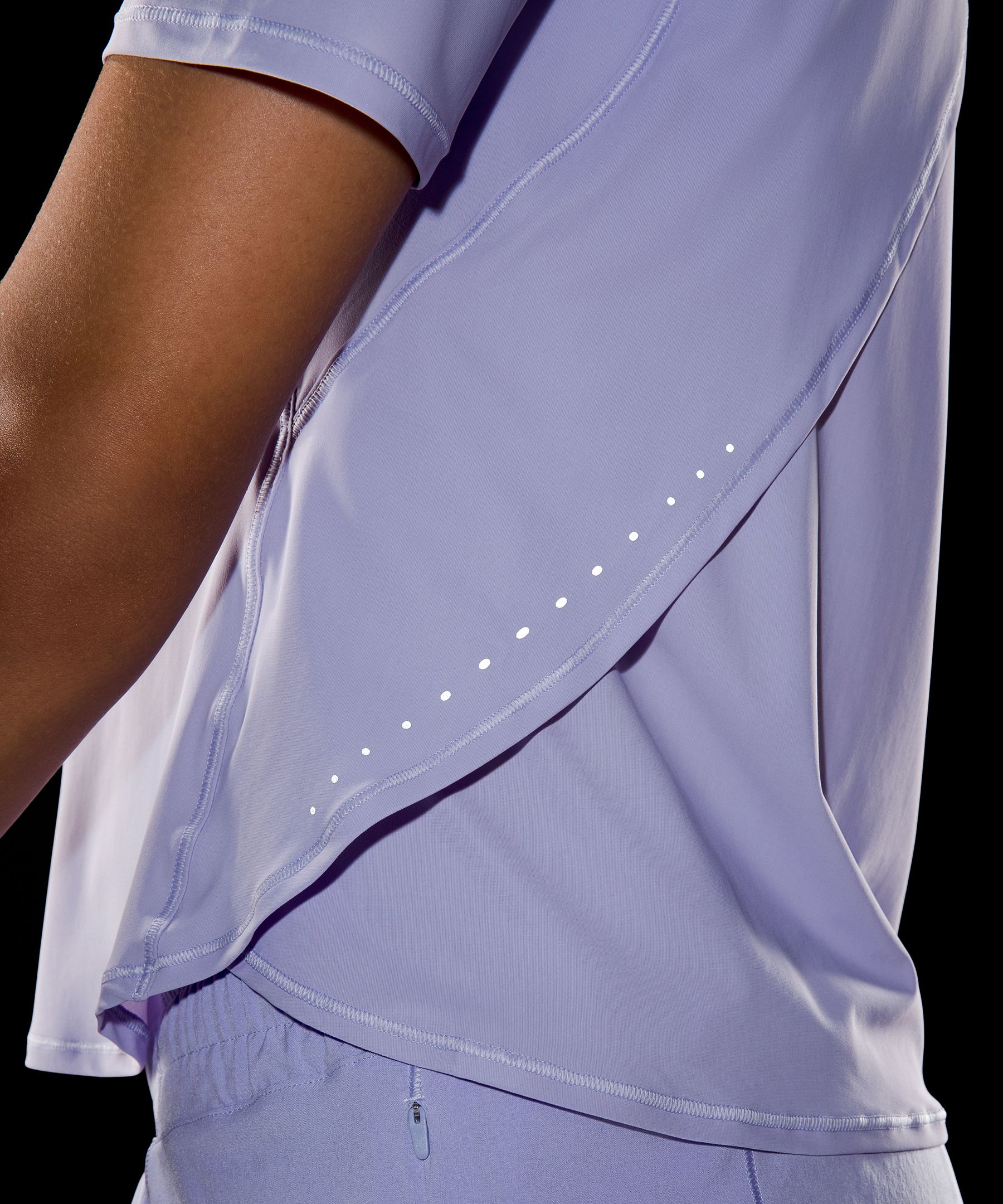 Lululemon UV Protection Fold-Over Running T-Shirt. 7