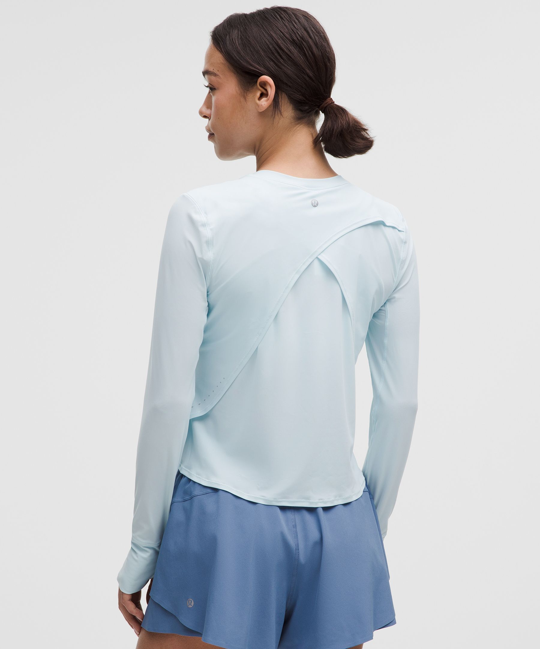 Lululemon UV Protection Fold-Over Running Long Sleeve Shirt 2