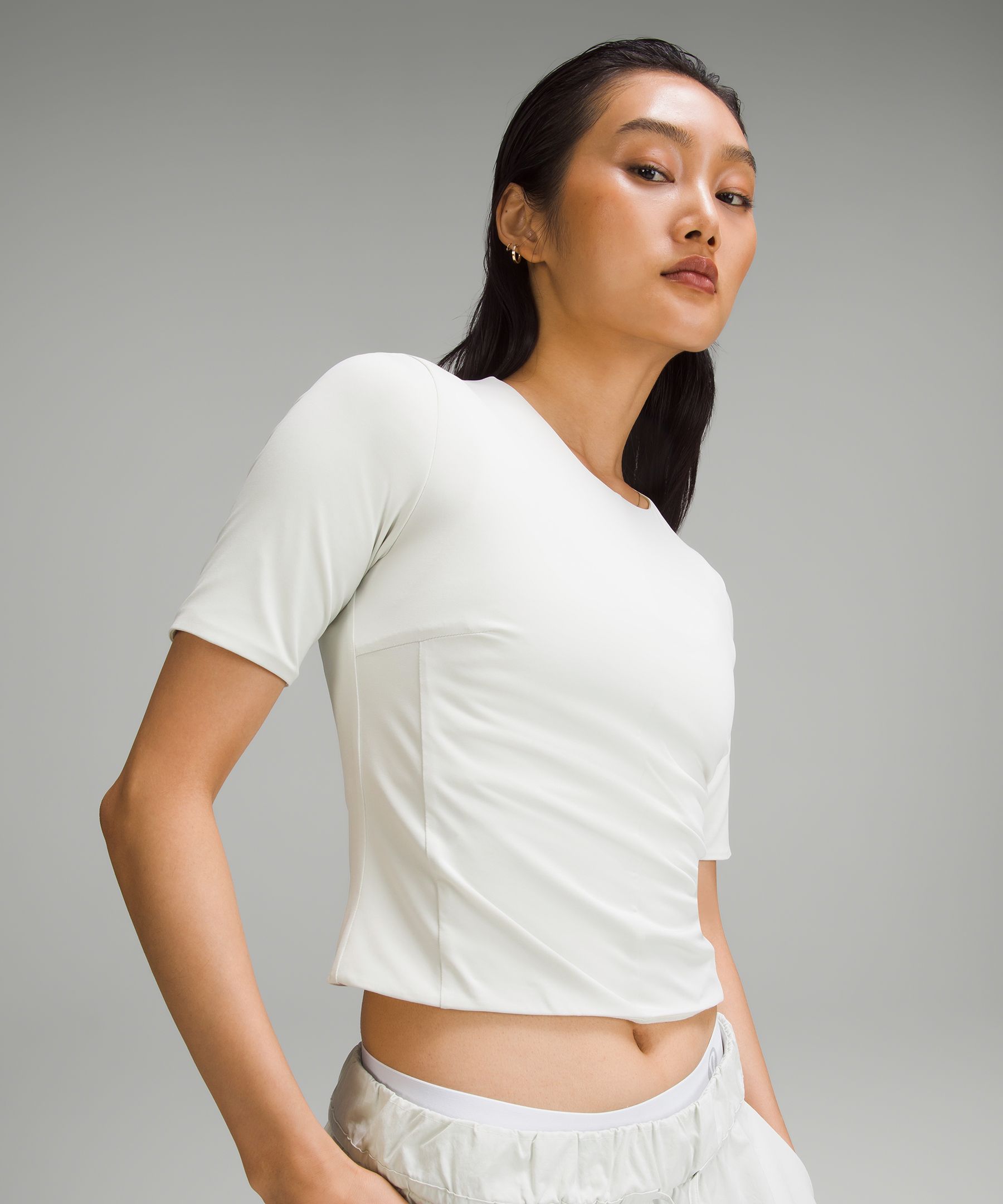 Tight Stretchy Fitted Shirt Top -  Canada