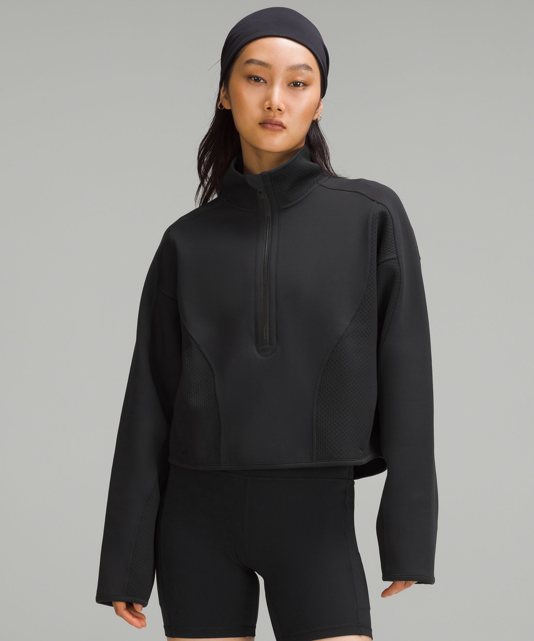 新発売の Lululemon ルルレモン Half Zip ジャケット 黒 tagosfood.com