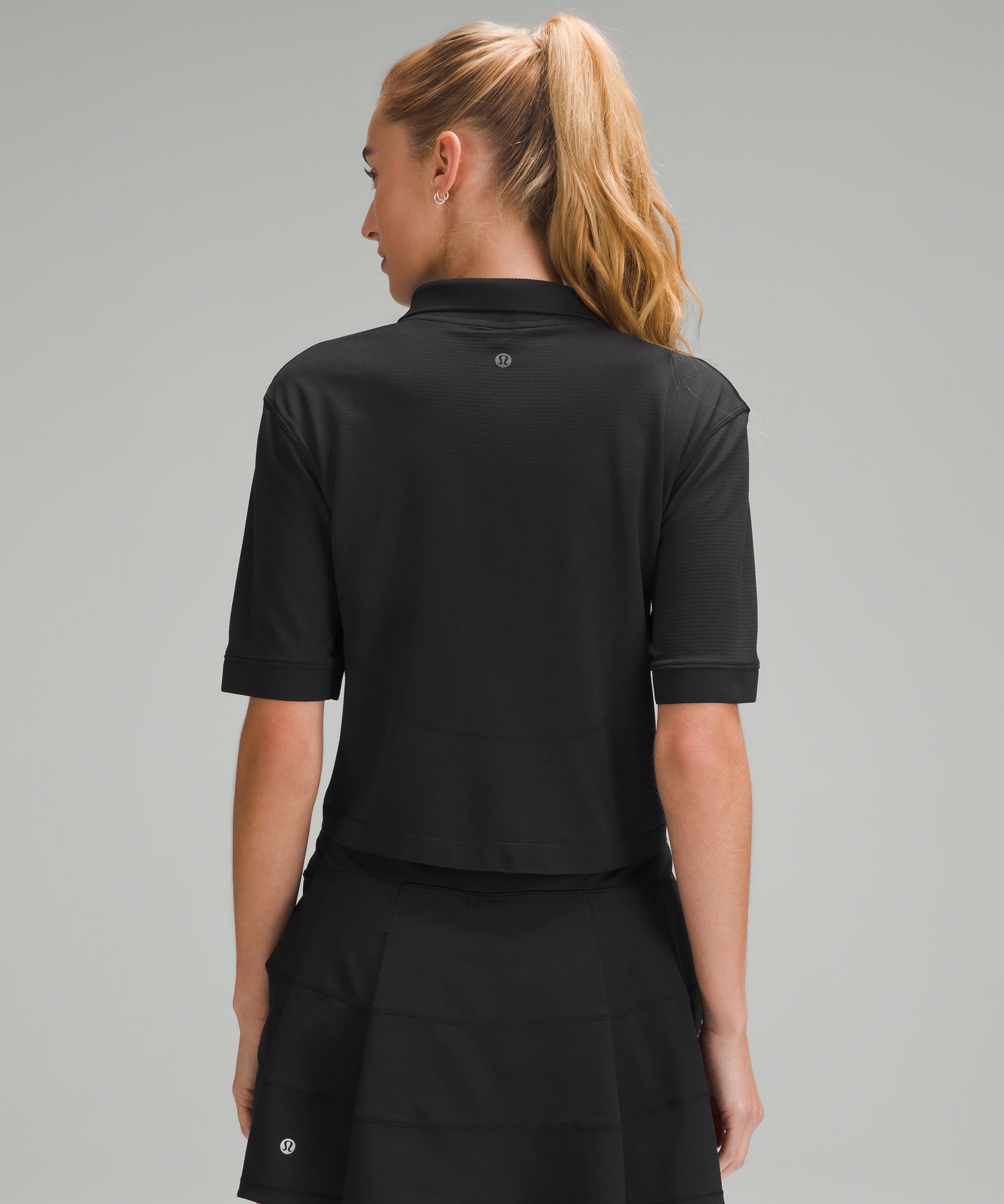 Swiftly Tech Relaxed-Fit Polo Shirt | Women's Short Sleeve