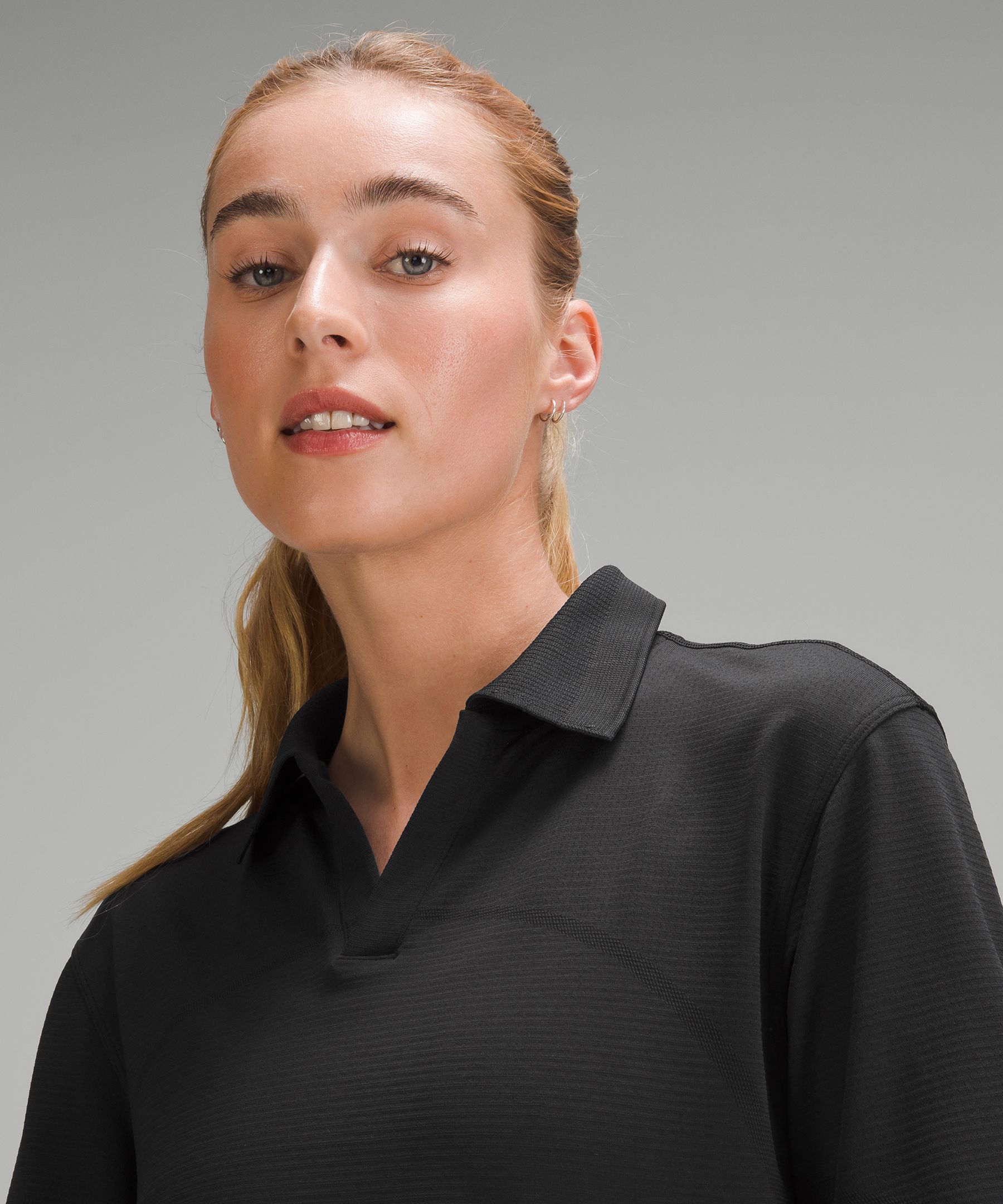 Swiftly Tech Relaxed-Fit Polo Shirt | Women's Short Sleeve