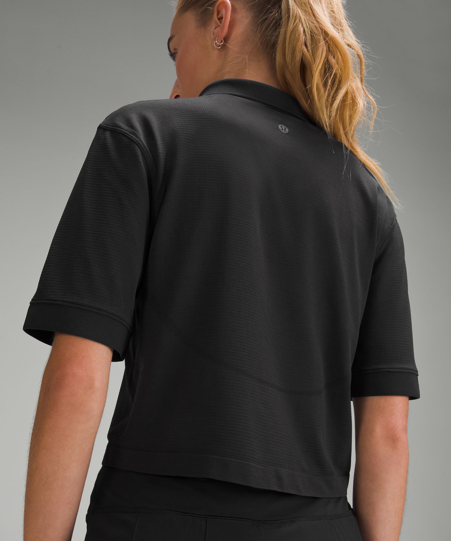 Swiftly Tech Relaxed-Fit Polo Shirt | Women's Short Sleeve