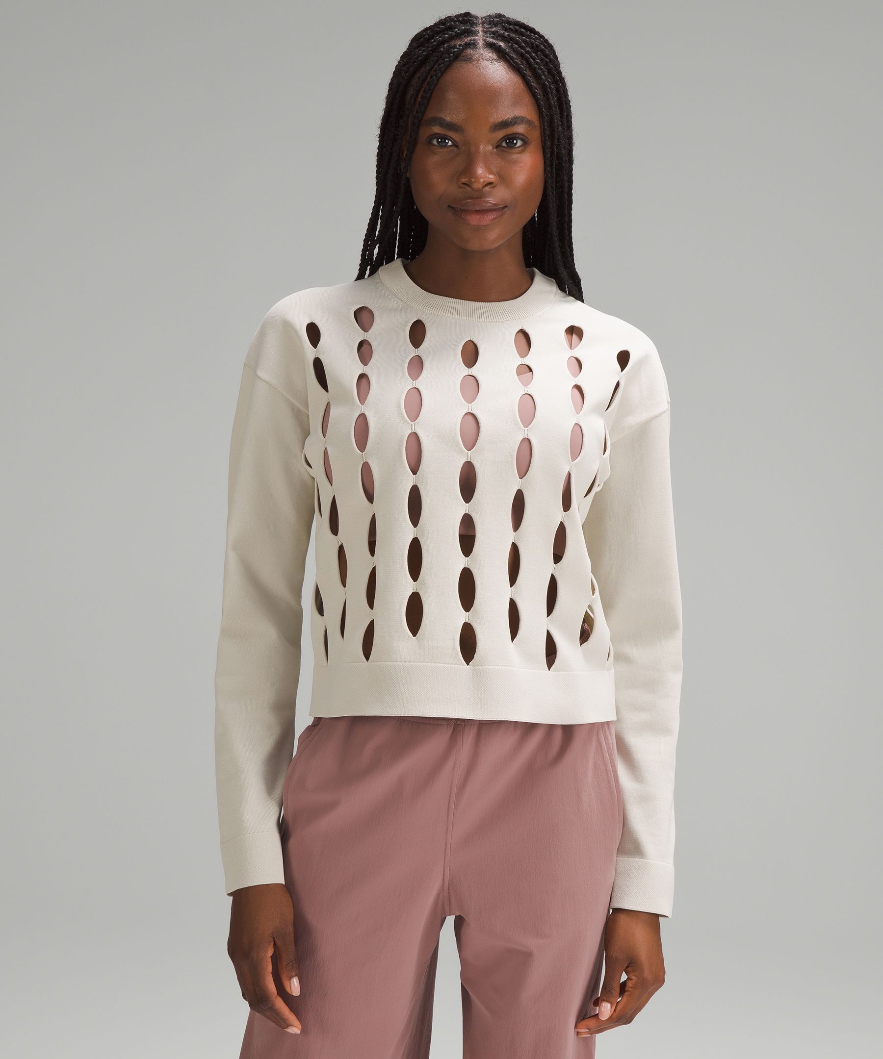 Mesh sweater outlet