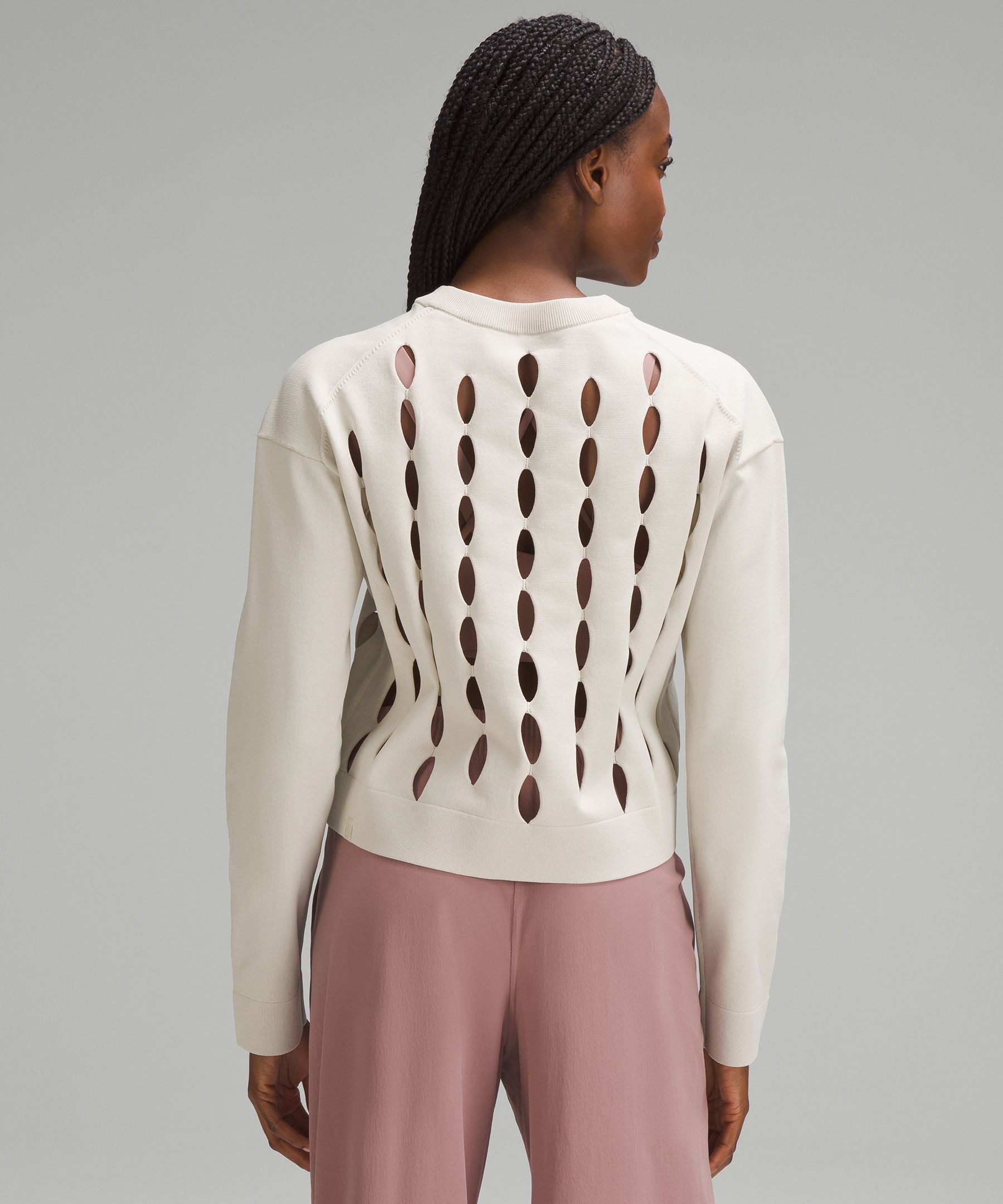 【COSYHARU】see-through mesh knitwear SWJGLITTR Mens Hollow Out Sweater Male Fishnet See Knitted