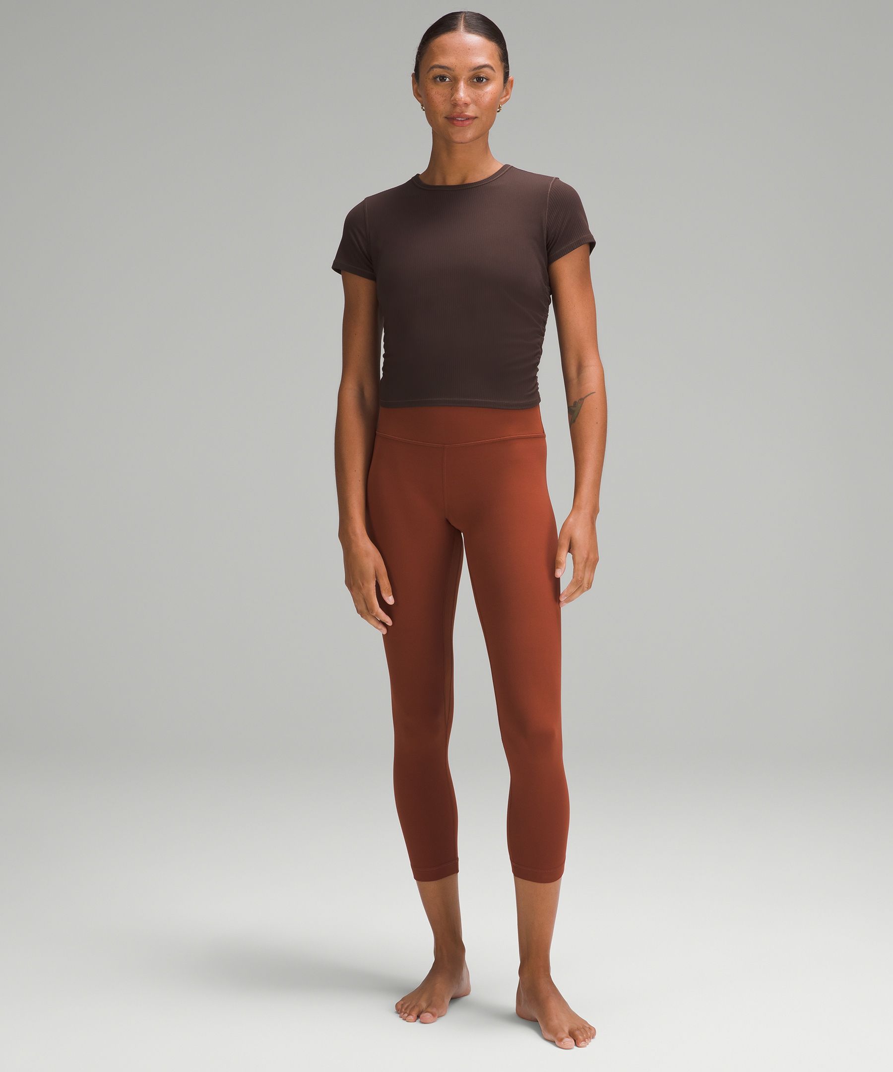 Lululemon Align Long Sleeve Shirt - Roasted Brown - lulu fanatics