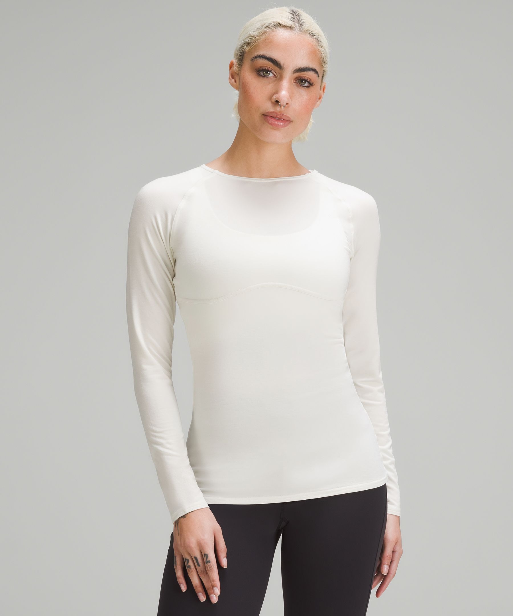 Lululemon Kanto Catch Me Long Sleeve Sweater in Heathered herringbone size  6 US RM65, Women's Fashion, Activewear on Carousell