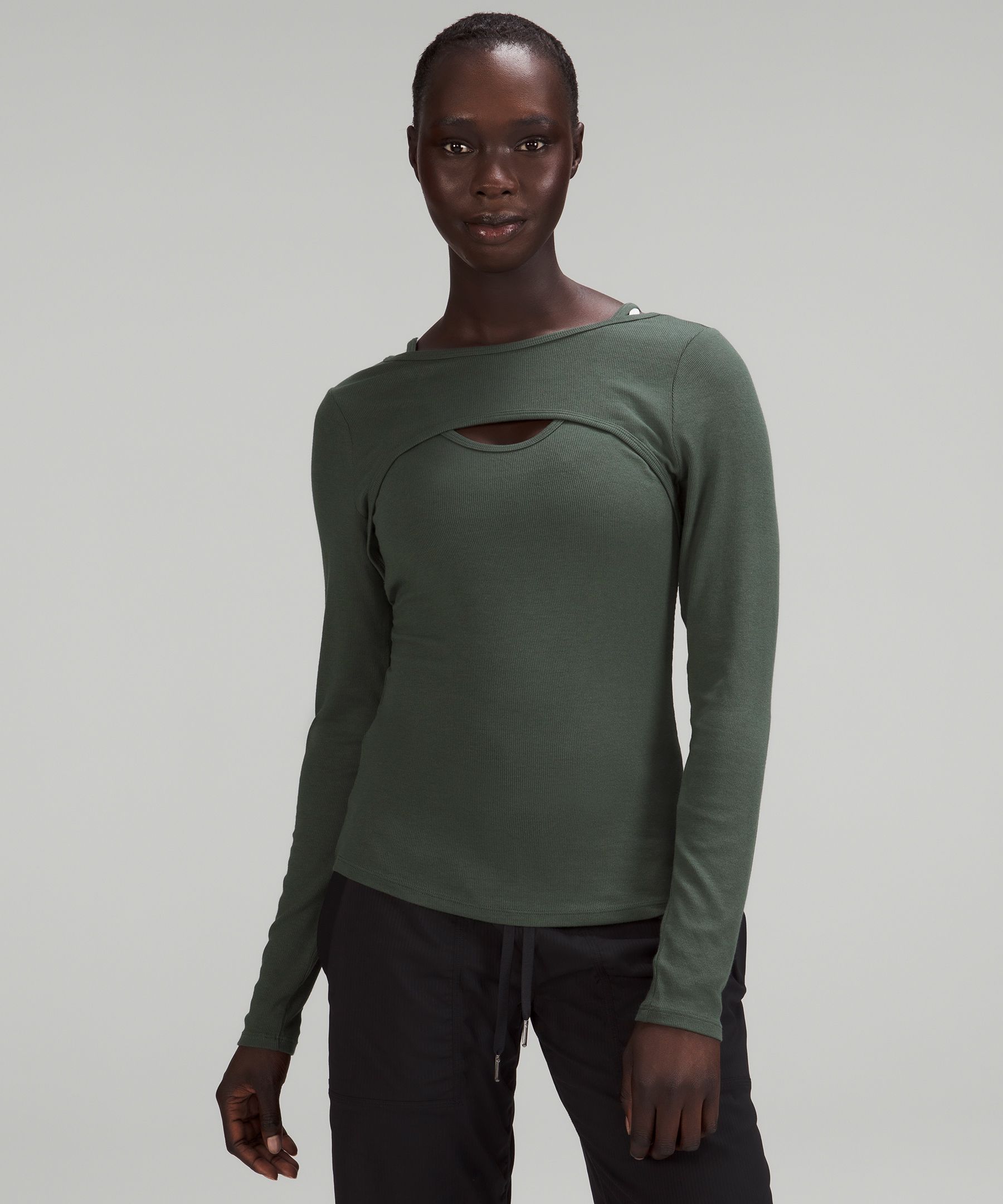 lululemon Cut-Out Long Sleeve Shirt - Tシャツ/カットソー(七分/長袖)