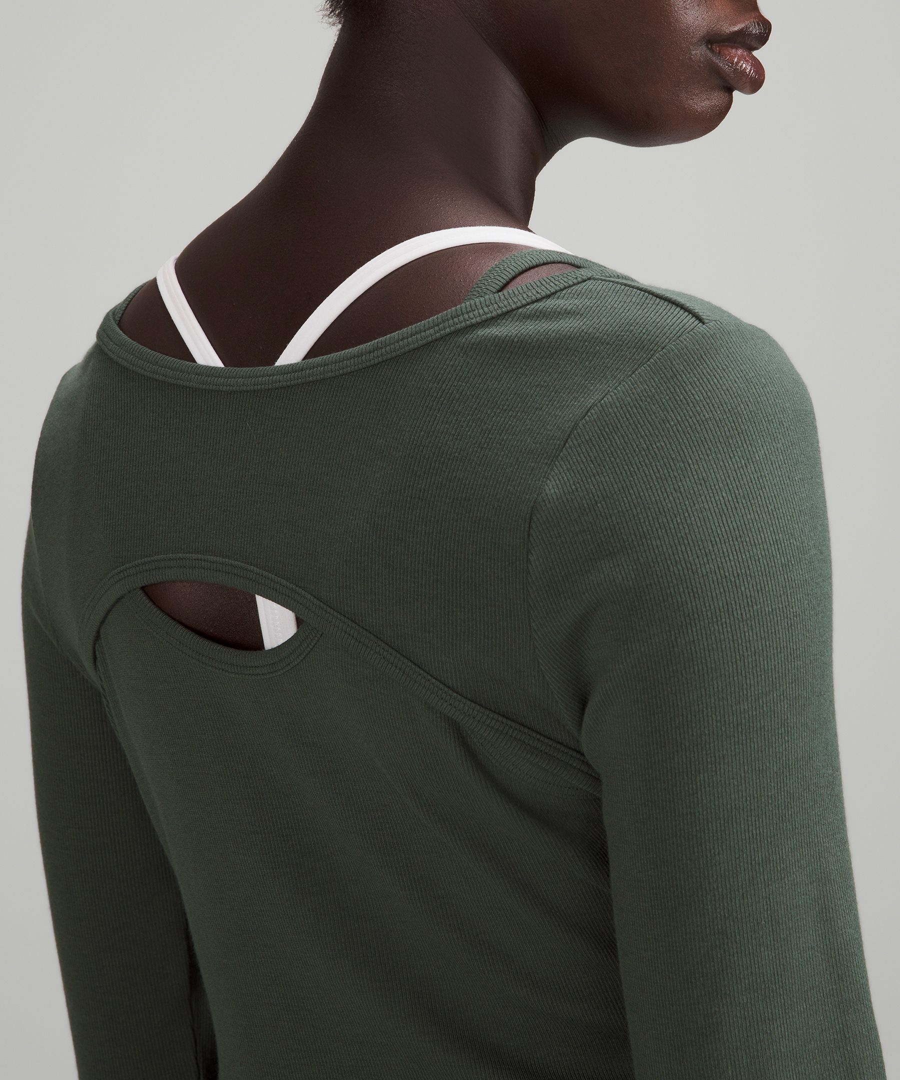 lululemon Cut-Out Long Sleeve Shirt - Tシャツ/カットソー(七分/長袖)