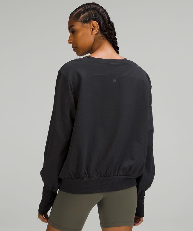 Bell Sleeved Relaxed-Fit Pullover
