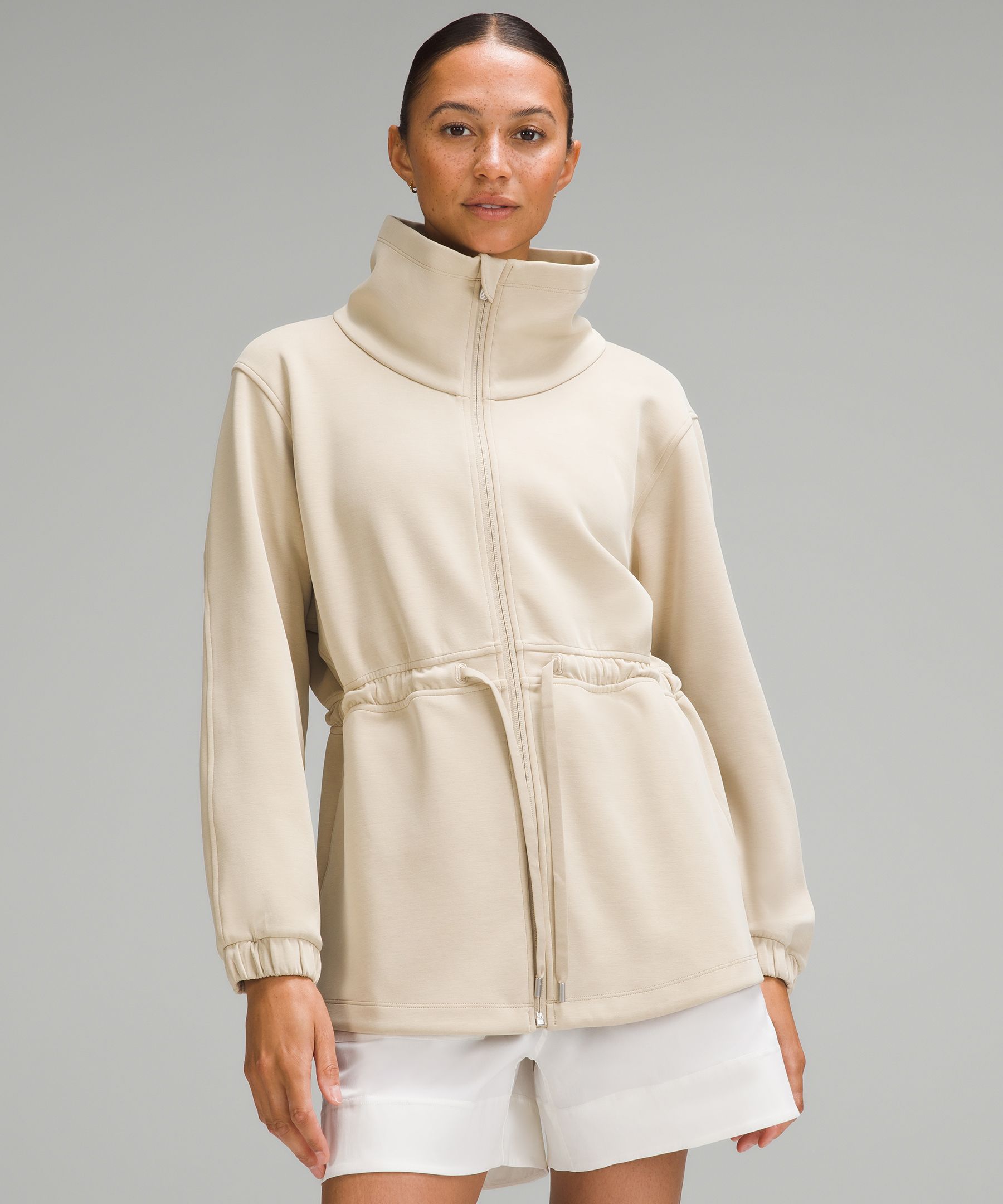 Lululemon athletica Softstreme Cinch-Waist Jacket, Women's Hoodies &  Sweatshirts