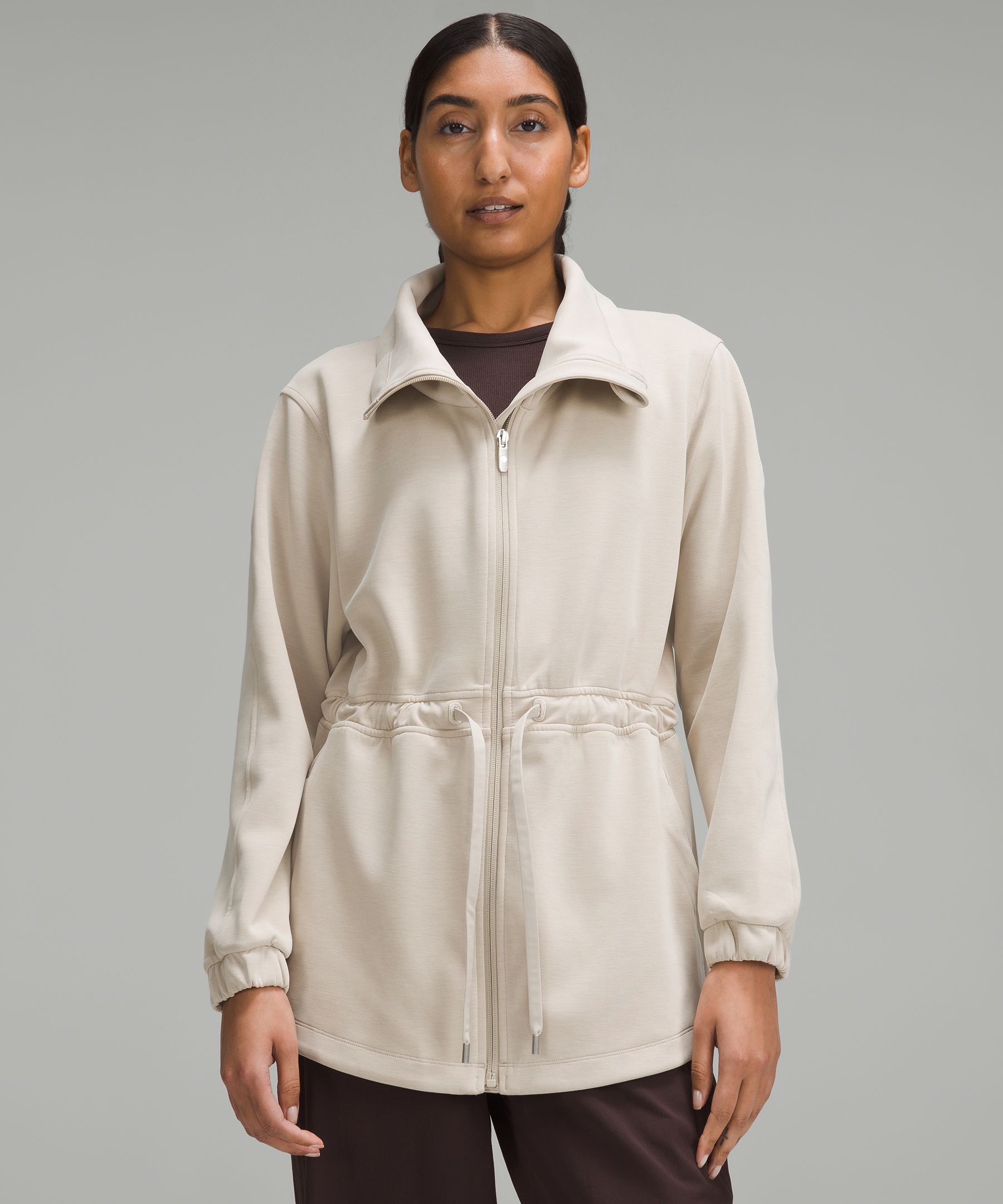 Ruched Spray Jacket 716, White