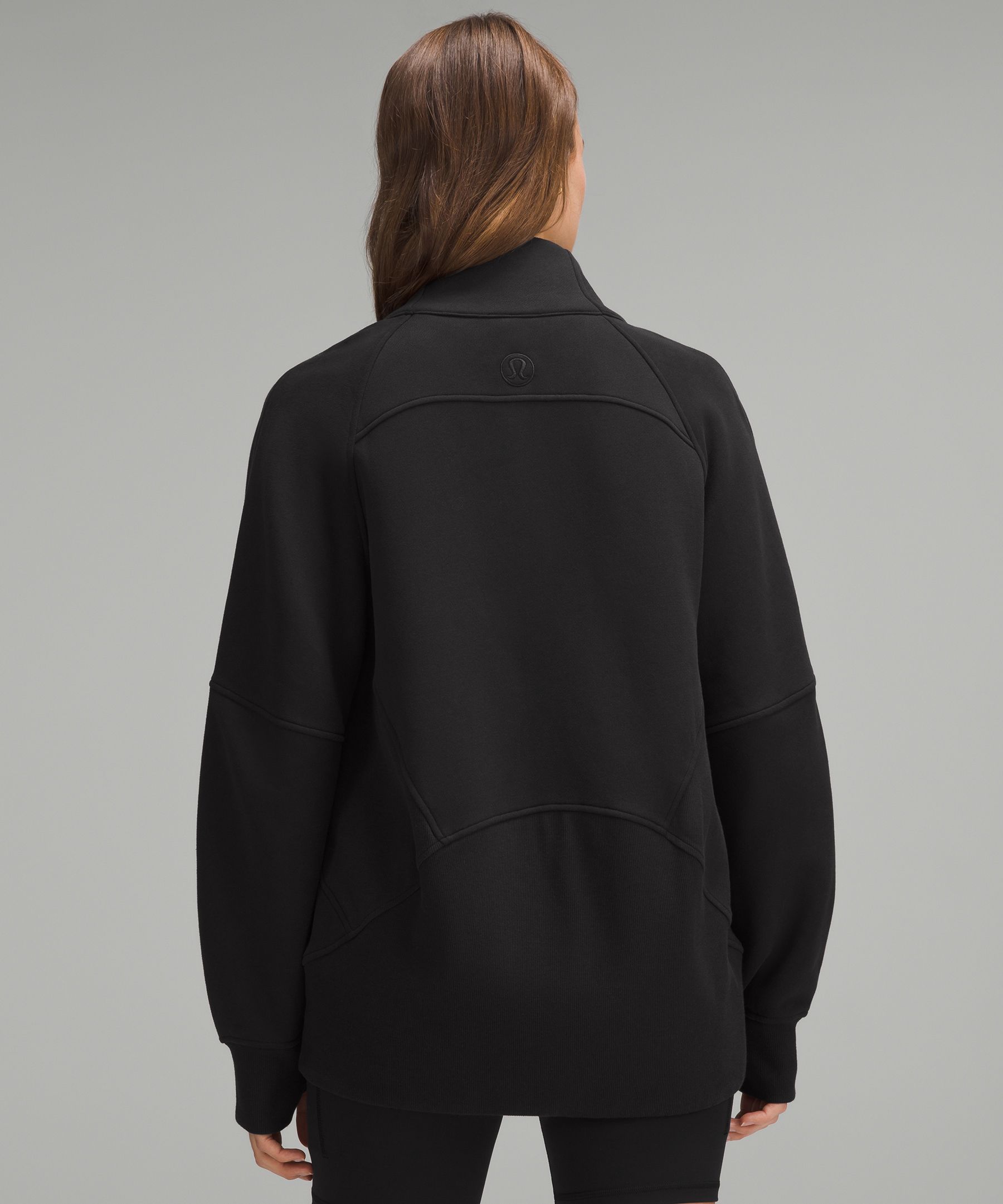 Lululemon Black Scuba Oversized Funnel Neck Half Zip Sweatshirt Size M/L  Size M - $78 (33% Off Retail) - From M