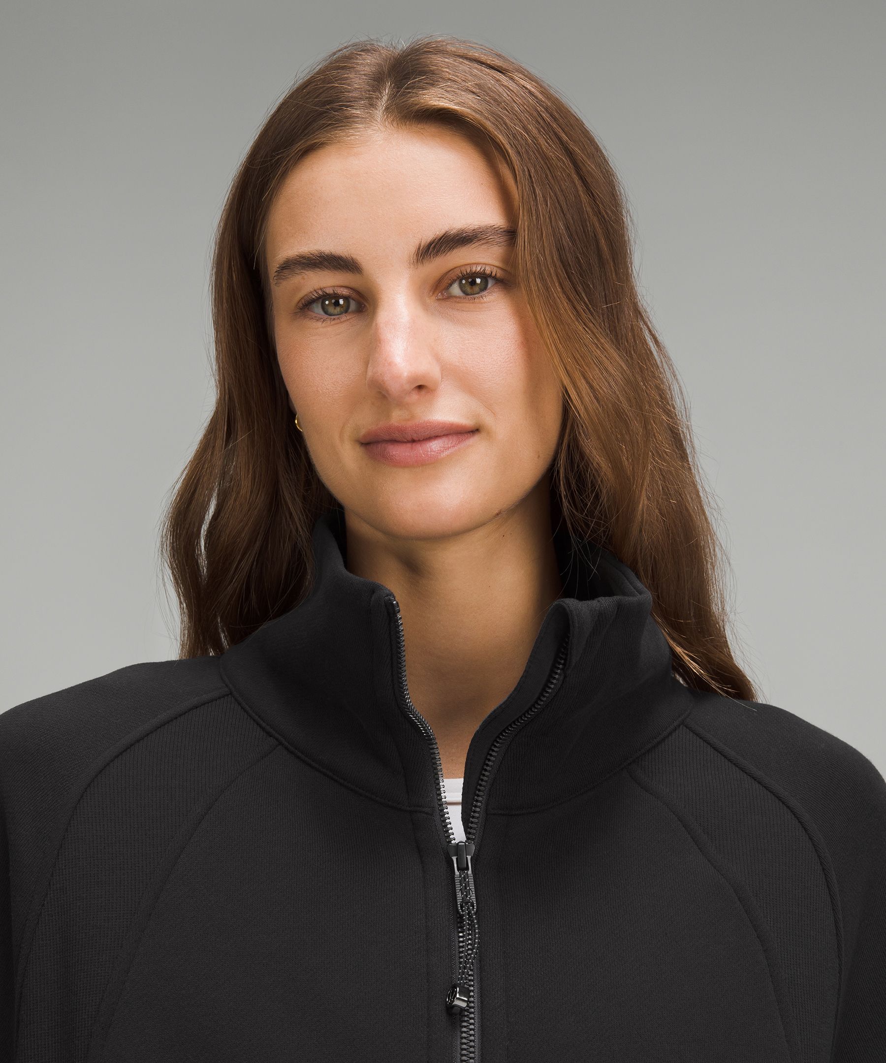 Scuba Oversized Funnel-Neck Full Zip, Women's Hoodies & Sweatshirts