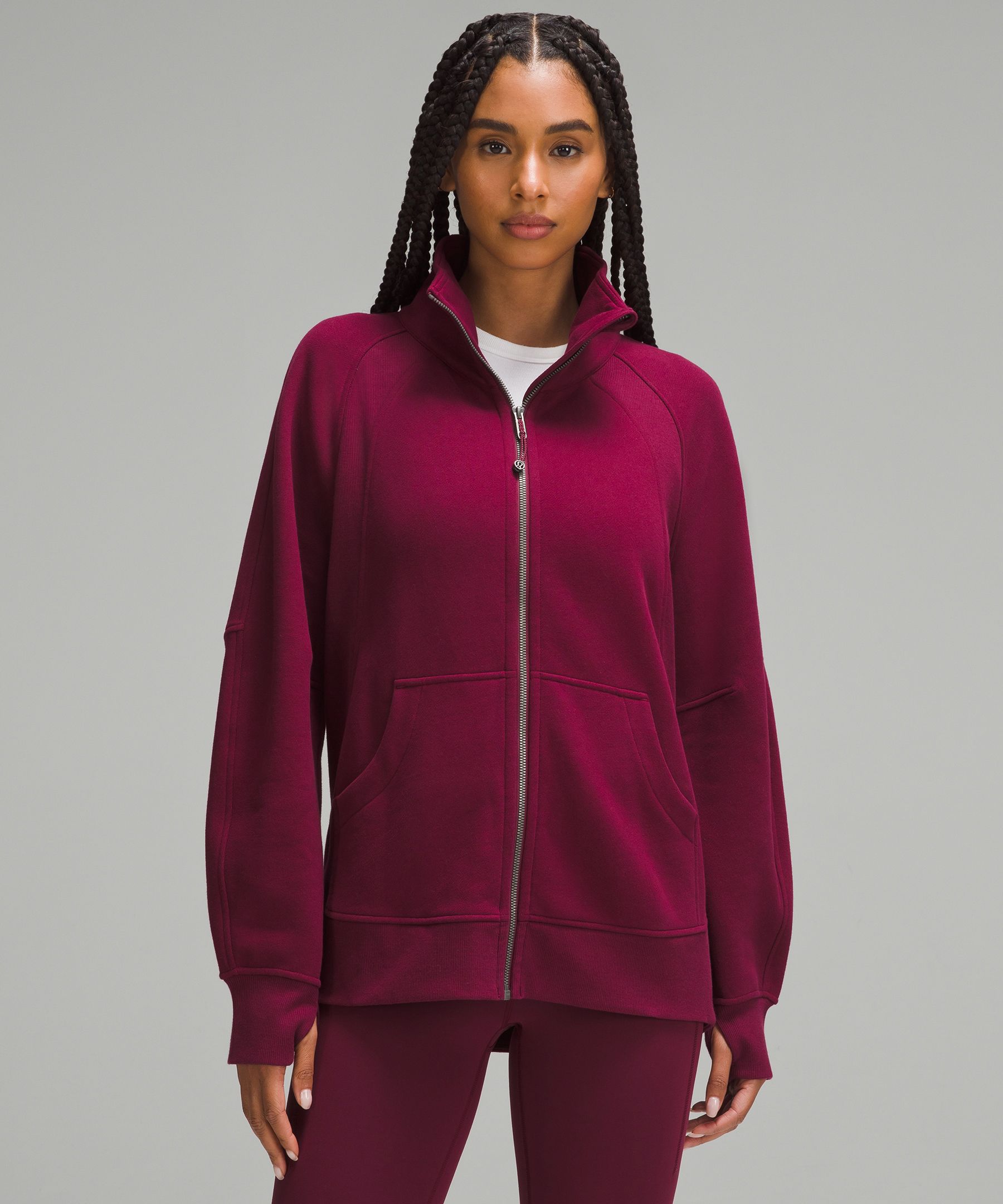 Lululemon athletica Scuba Oversized Funnel-Neck Full Zip *Long, Women's  Hoodies & Sweatshirts