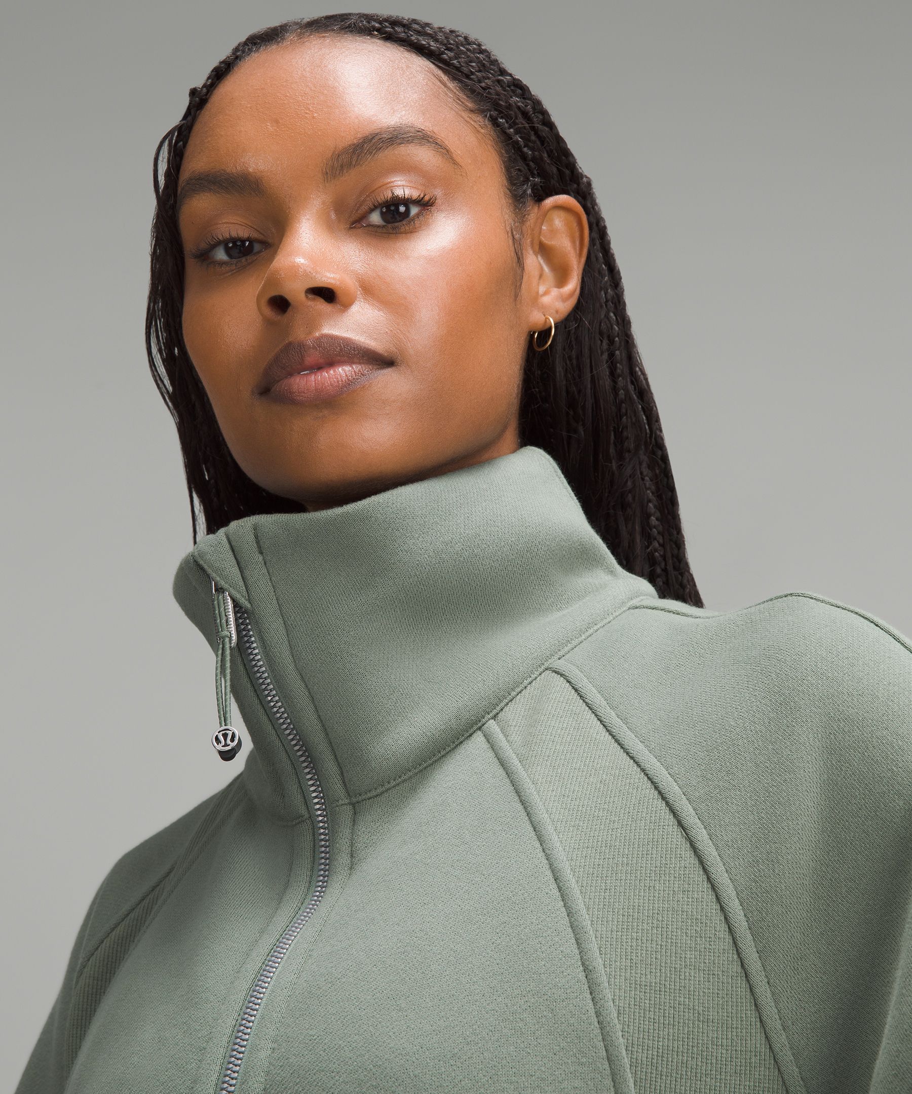 Scuba Oversized Funnel-Neck Full Zip | Women's Hoodies