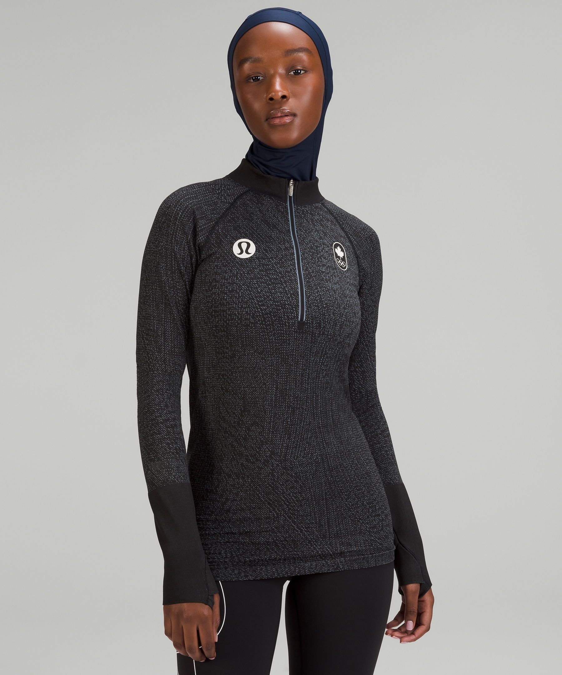 Lululemon team canada swiftly tech half zip online